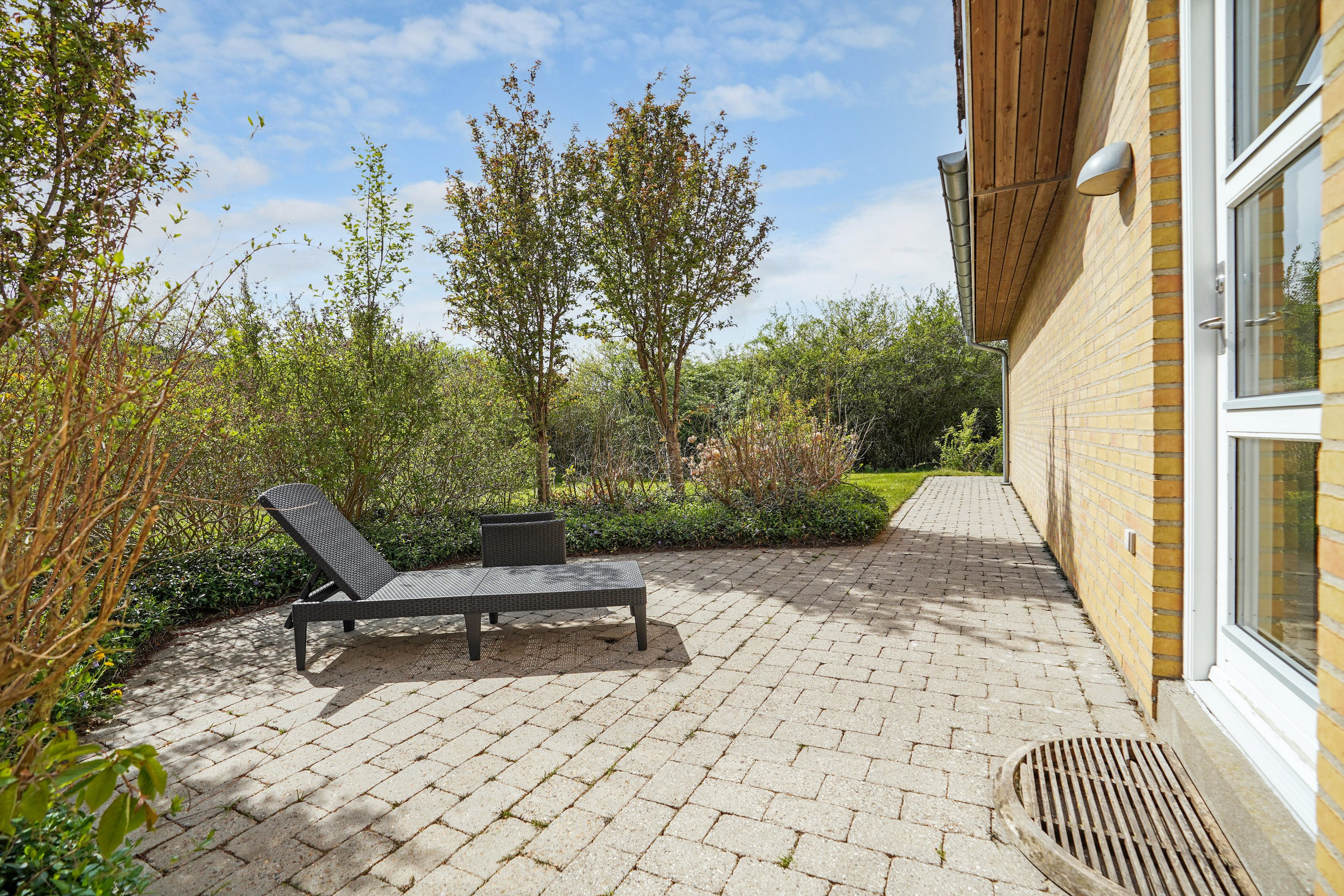 Fremhævet terrasse billede i fuldskærmstilstand. Billede af Møldrupvej 1C, Yding, 8752 Østbirk