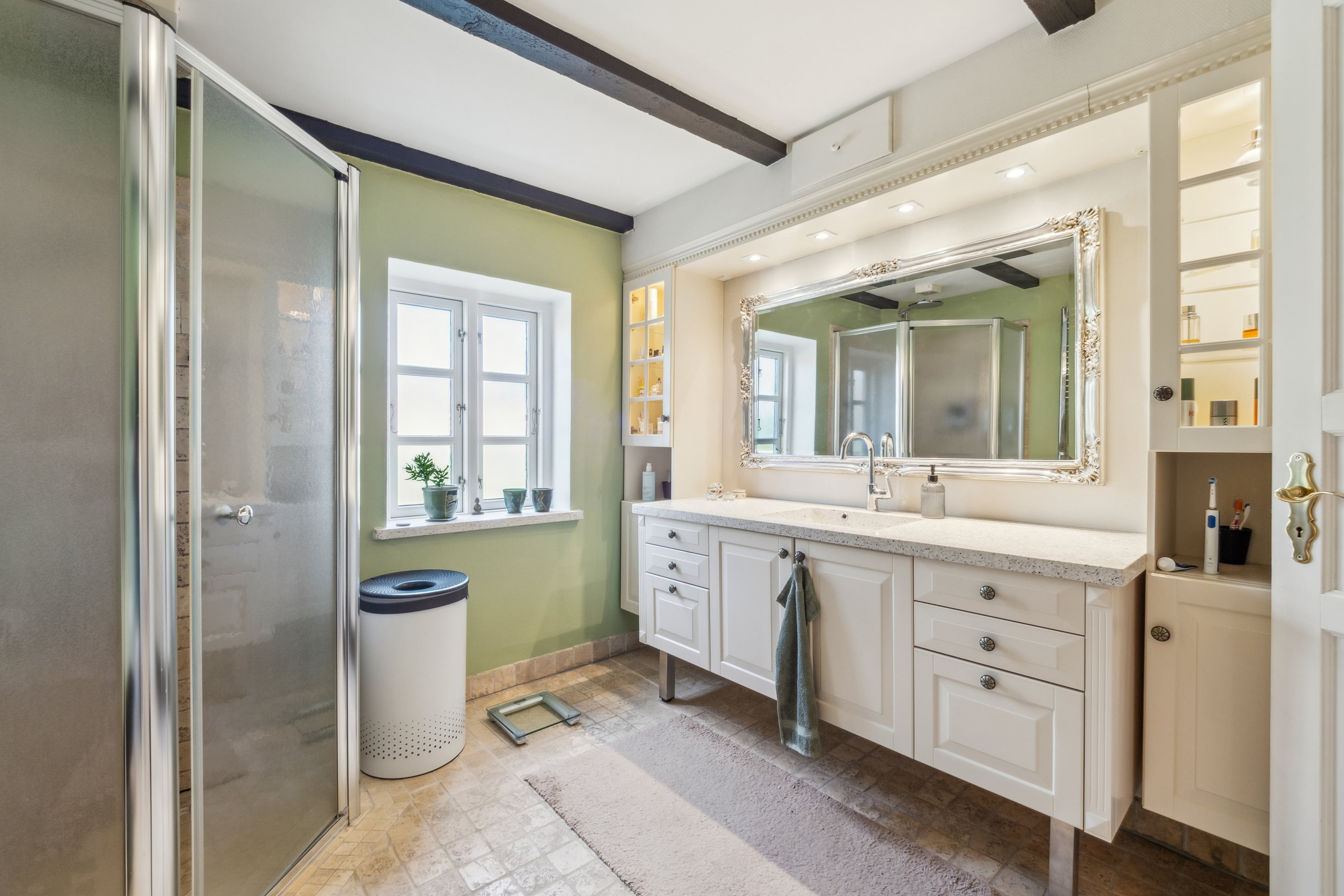 Fremhævet badeværelse billede i fuldskærmstilstand. Billede af Flyndersøvej 12, Estvad, 7800 Skive