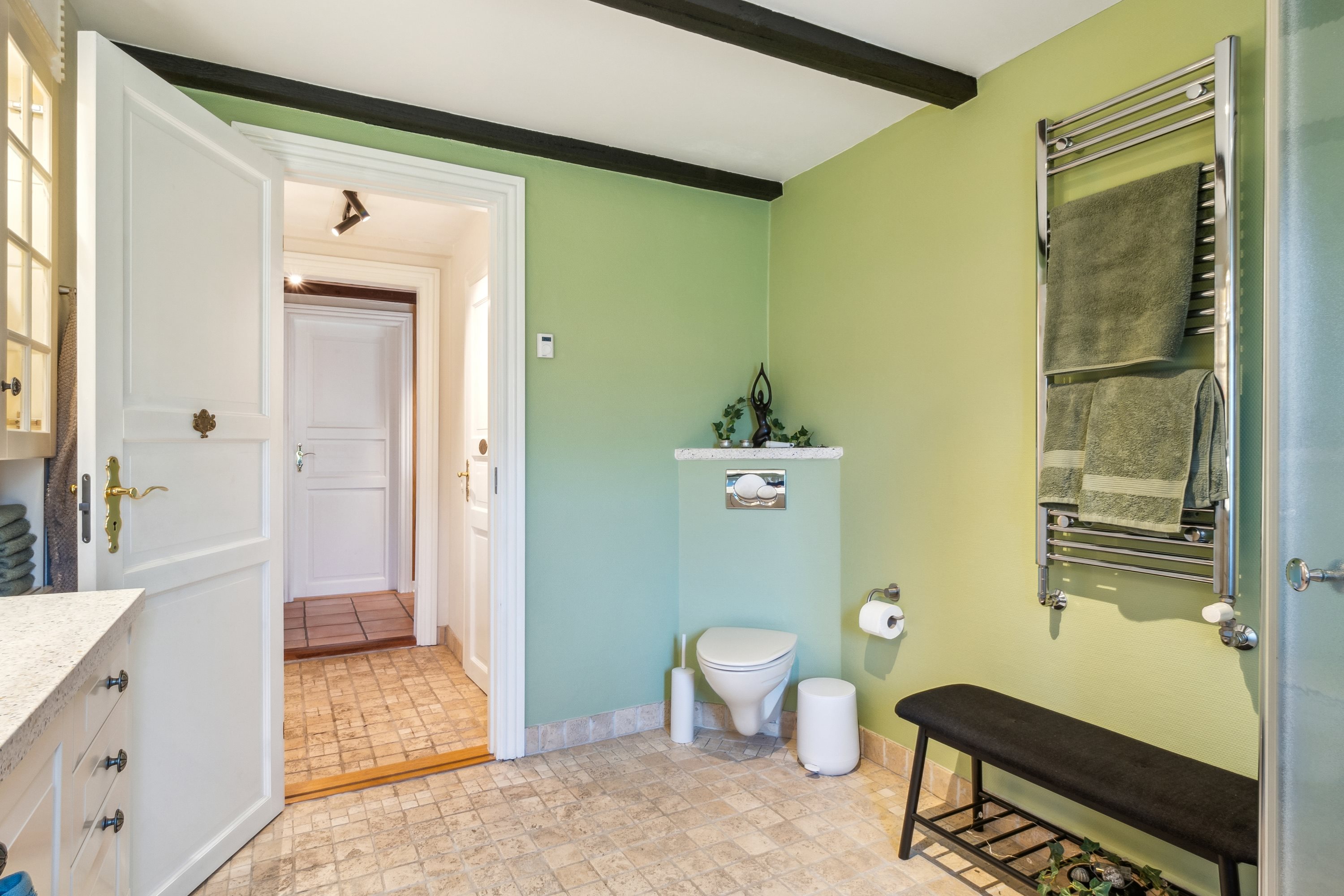 Fremhævet badeværelse billede i fuldskærmstilstand. Billede af Flyndersøvej 12, Estvad, 7800 Skive