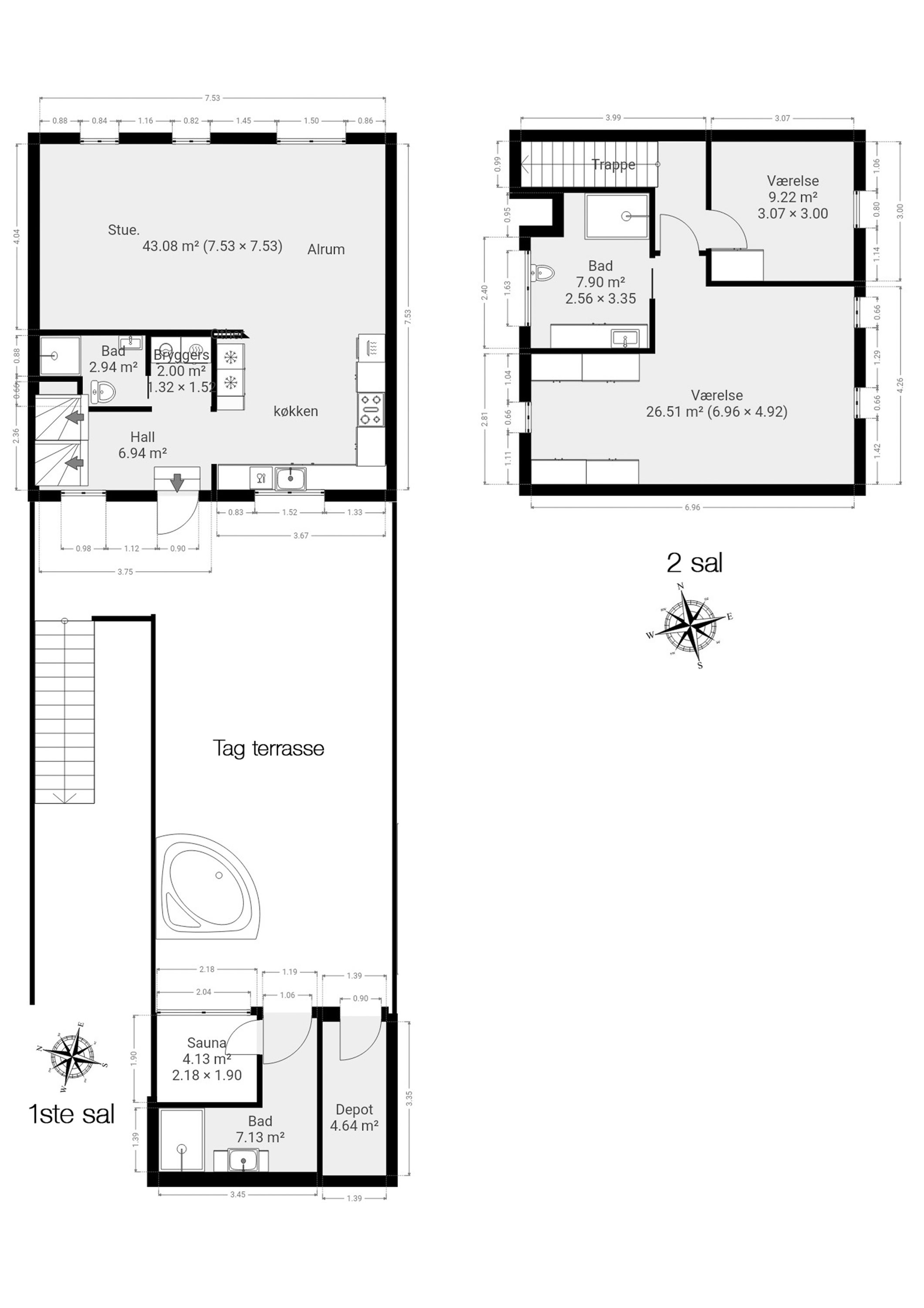 Plantegninger billede af Gothersgade 8, 1., 7000 Fredericia