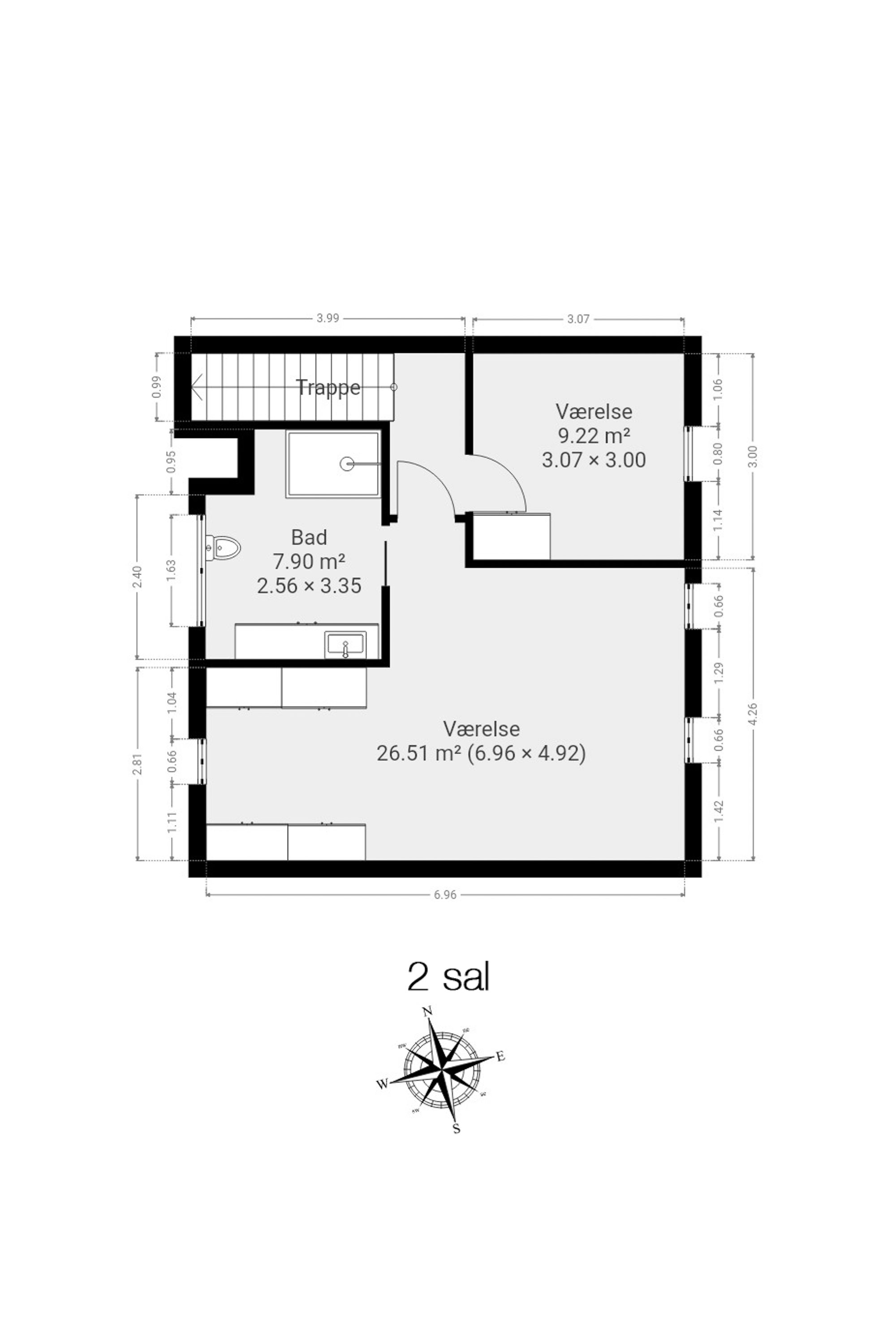 Plantegninger billede af Gothersgade 8, 1., 7000 Fredericia