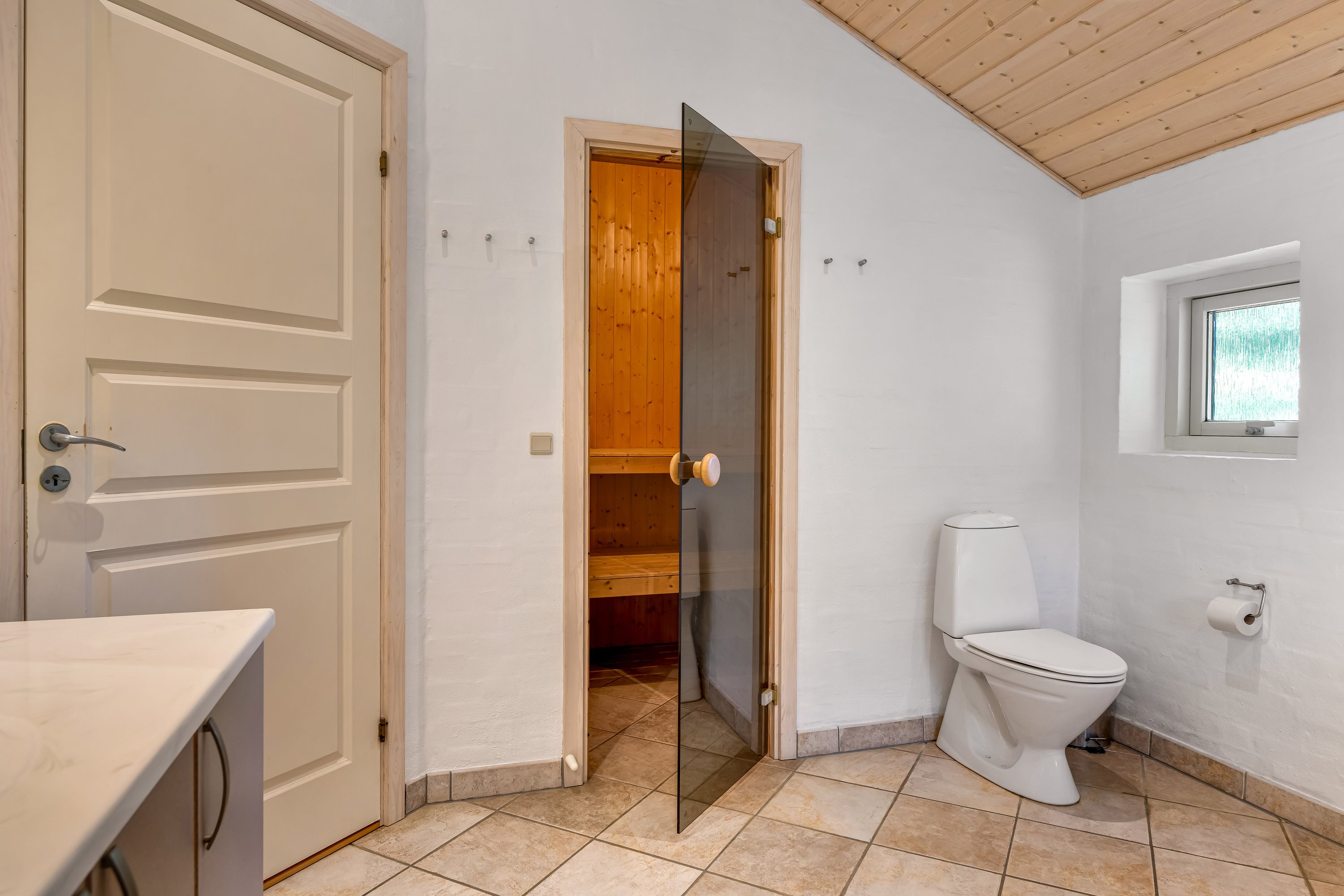 Fremhævet toilet billede i fuldskærmstilstand. Billede af Hybenvej 15, 6857 Blåvand