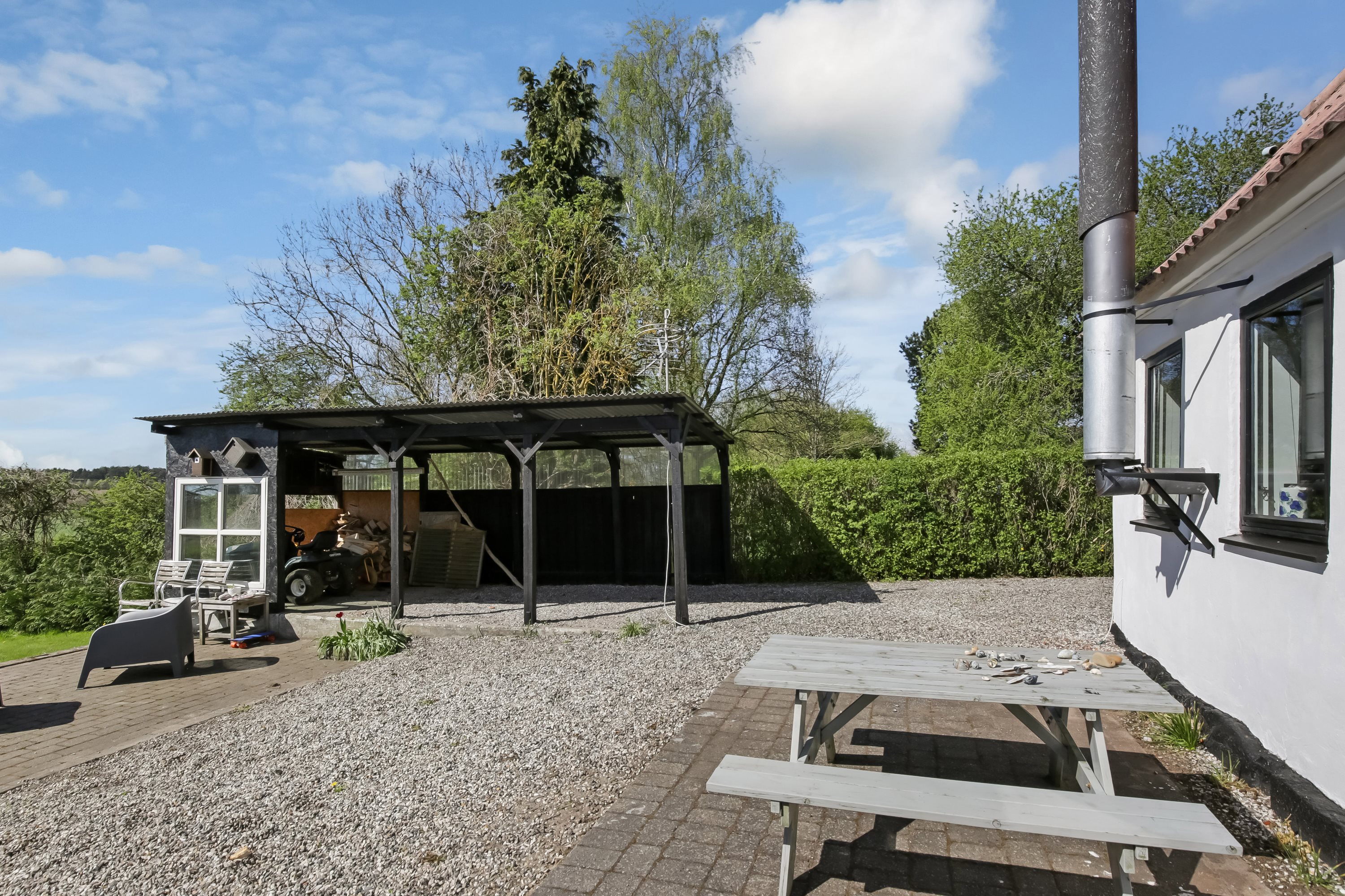 Fremhævet terrasse billede i fuldskærmstilstand. Billede af Liltvedvej 40, Liltved, 8963 Auning