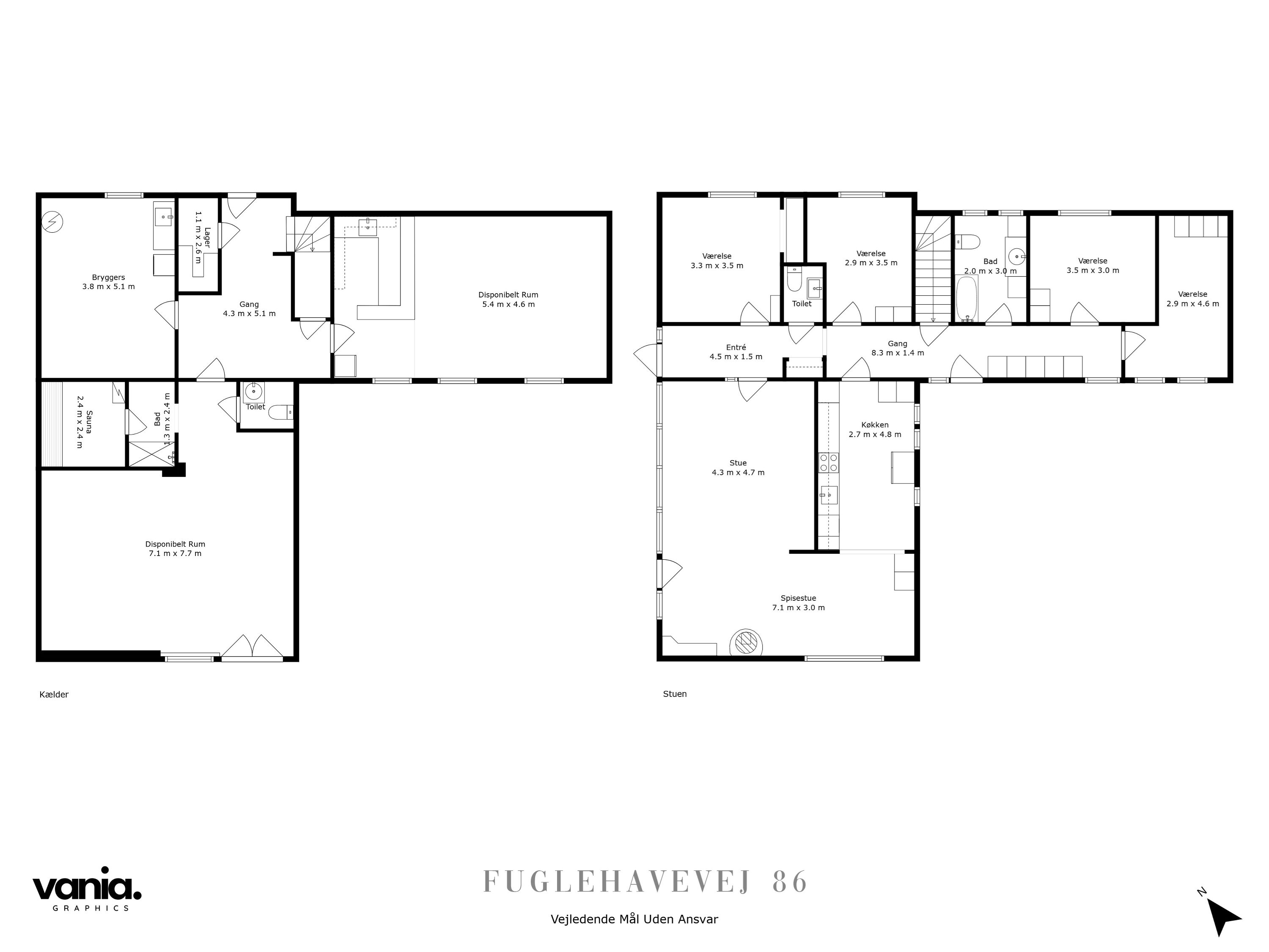 Plantegninger billede af Fuglehavevej 86, 2750 Ballerup