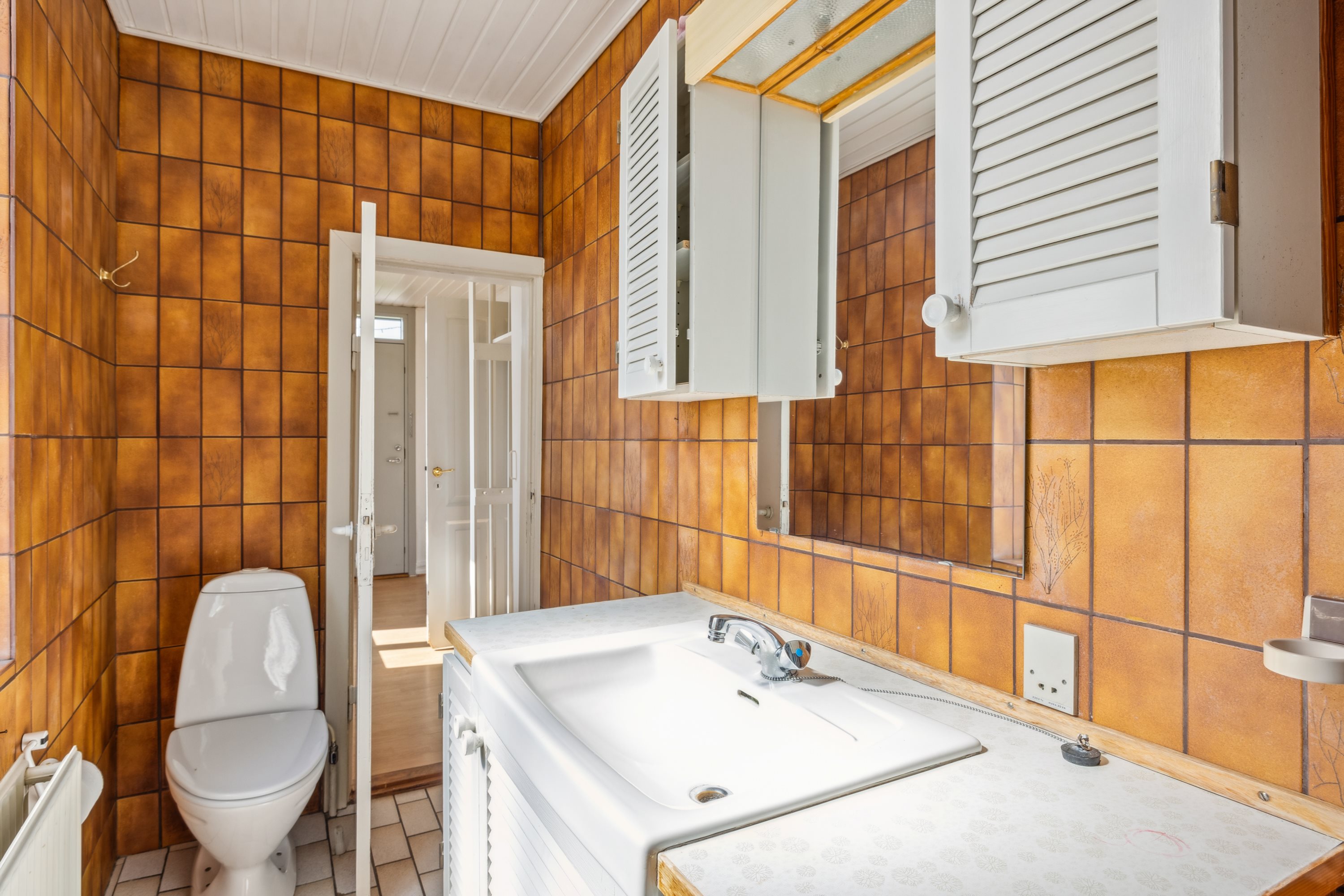 Fremhævet badeværelse billede i fuldskærmstilstand. Billede af Vandmøllevej 1, Fannerup, 8560 Kolind