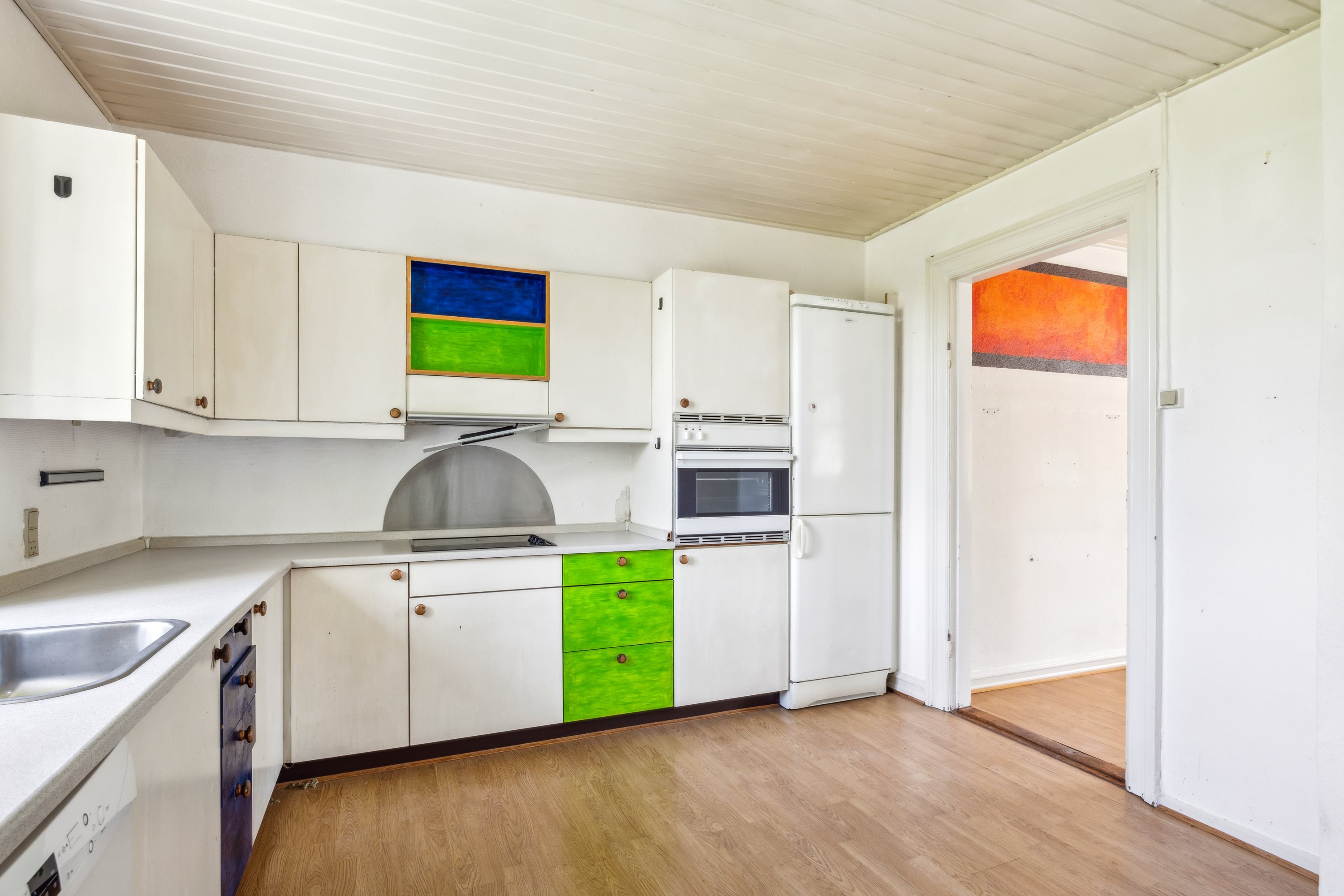 Fremhævet køkken billede i fuldskærmstilstand. Billede af Vandmøllevej 1, Fannerup, 8560 Kolind