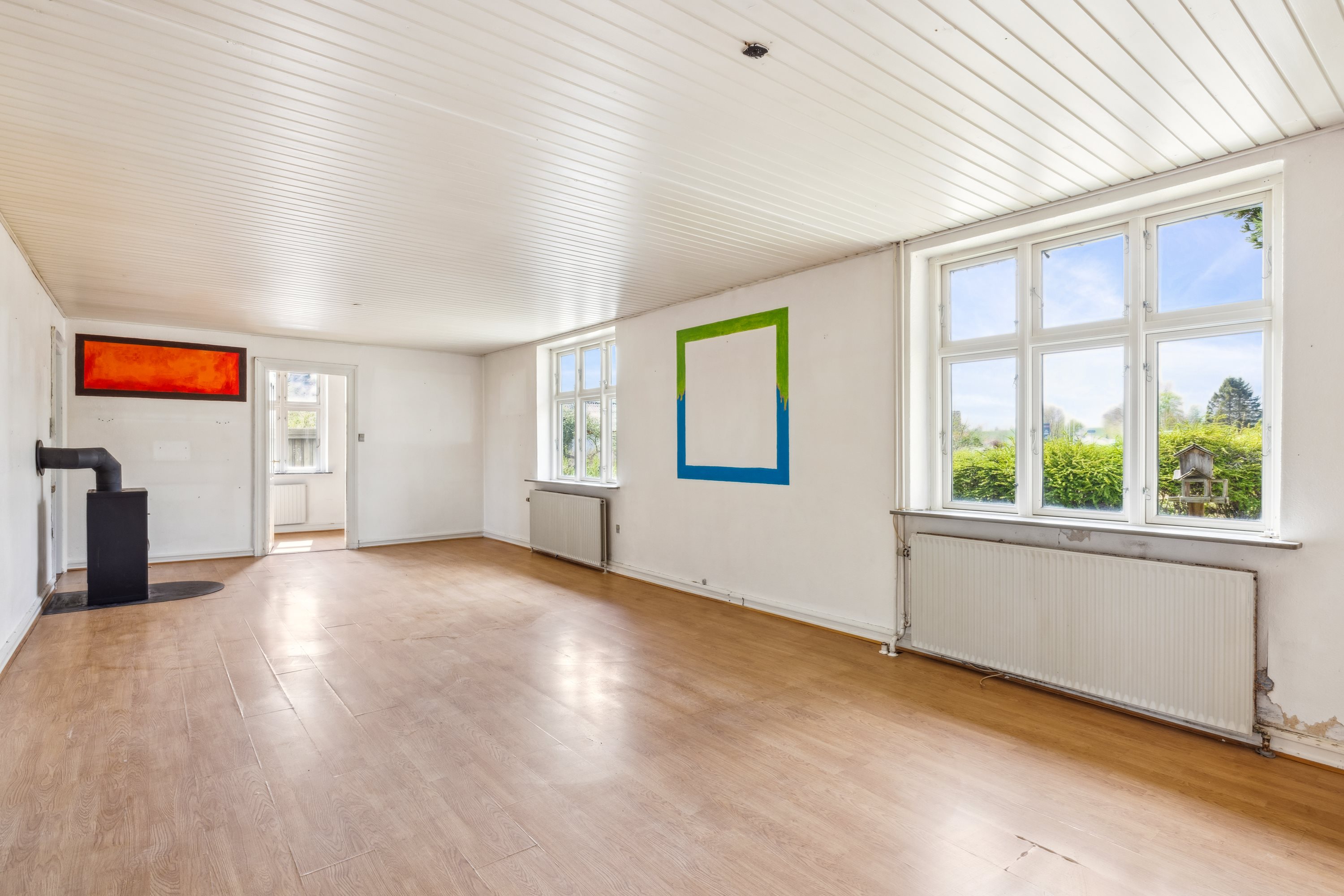 Fremhævet stue billede i fuldskærmstilstand. Billede af Vandmøllevej 1, Fannerup, 8560 Kolind