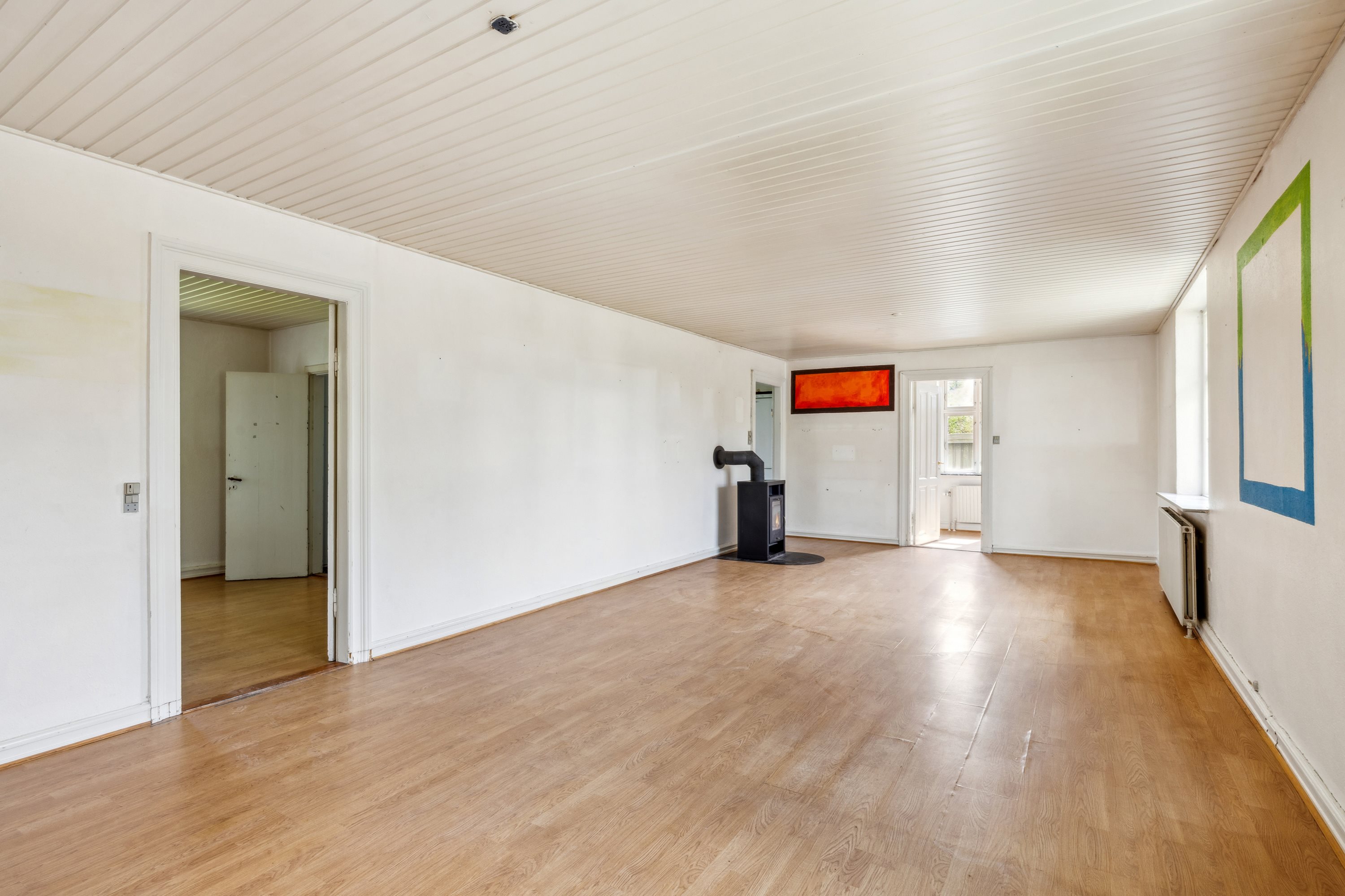 Fremhævet stue billede i fuldskærmstilstand. Billede af Vandmøllevej 1, Fannerup, 8560 Kolind