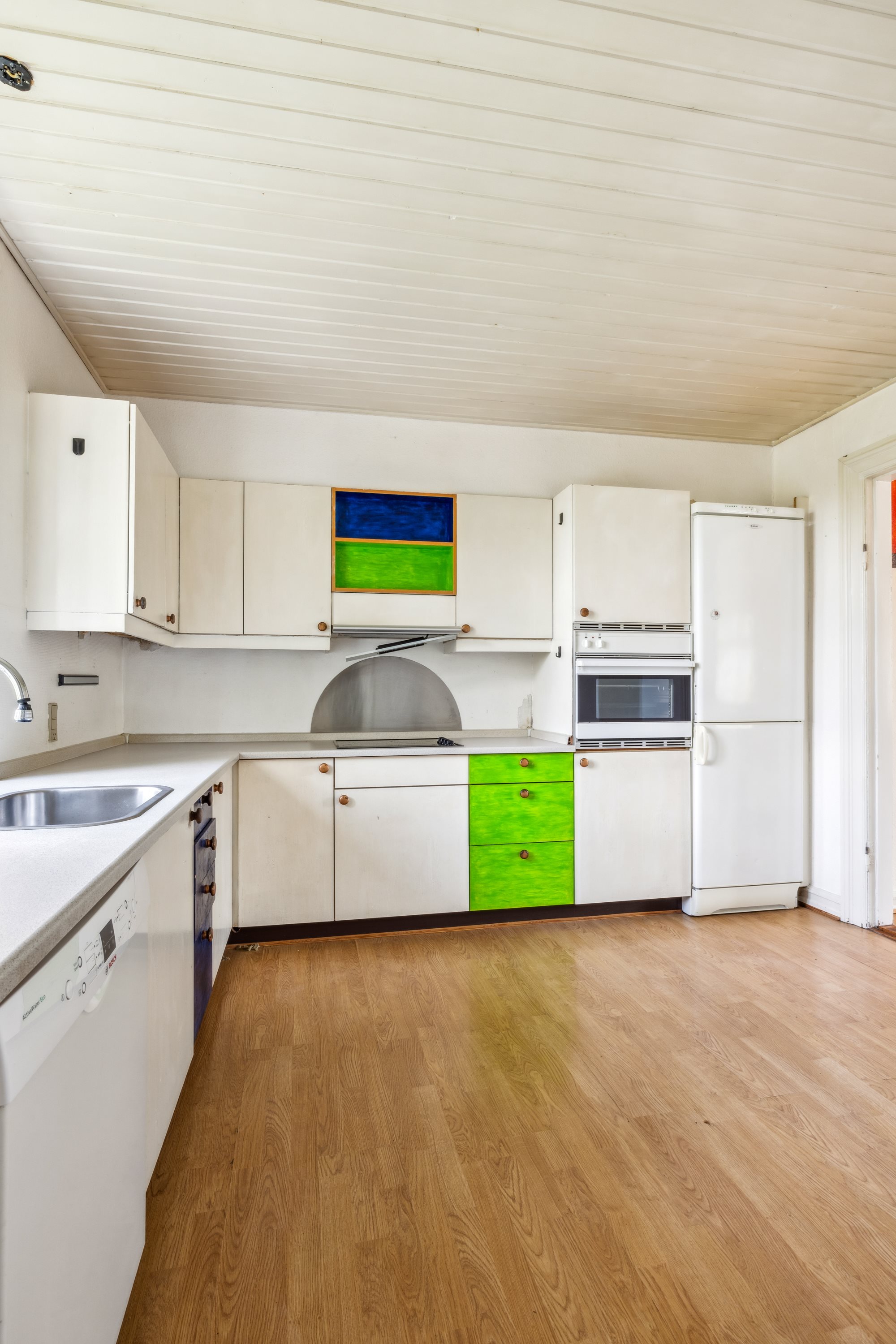 Fremhævet køkken billede i fuldskærmstilstand. Billede af Vandmøllevej 1, Fannerup, 8560 Kolind