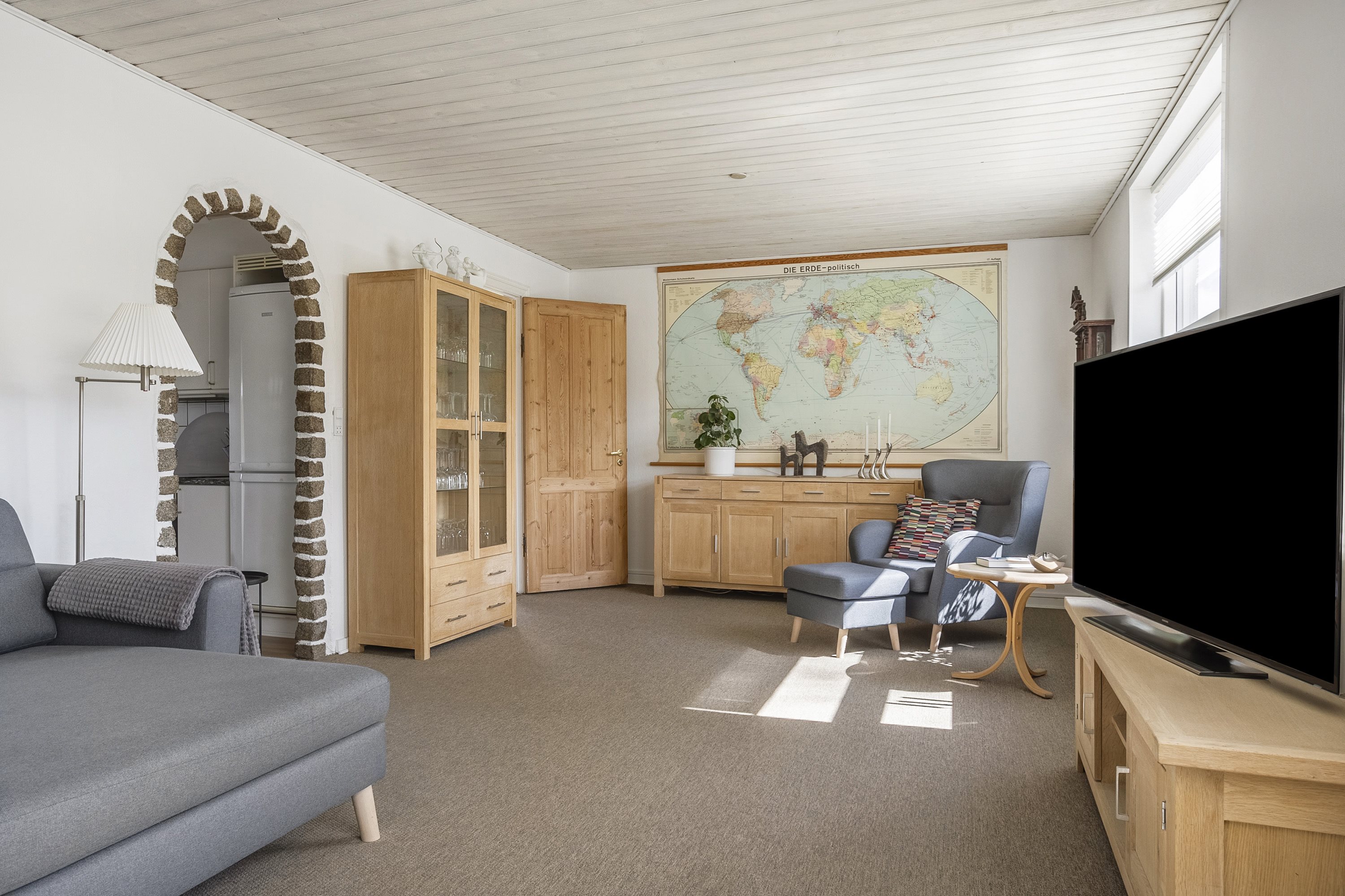 Fremhævet stue billede i fuldskærmstilstand. Billede af Baungårdsvej 10, 6600 Vejen