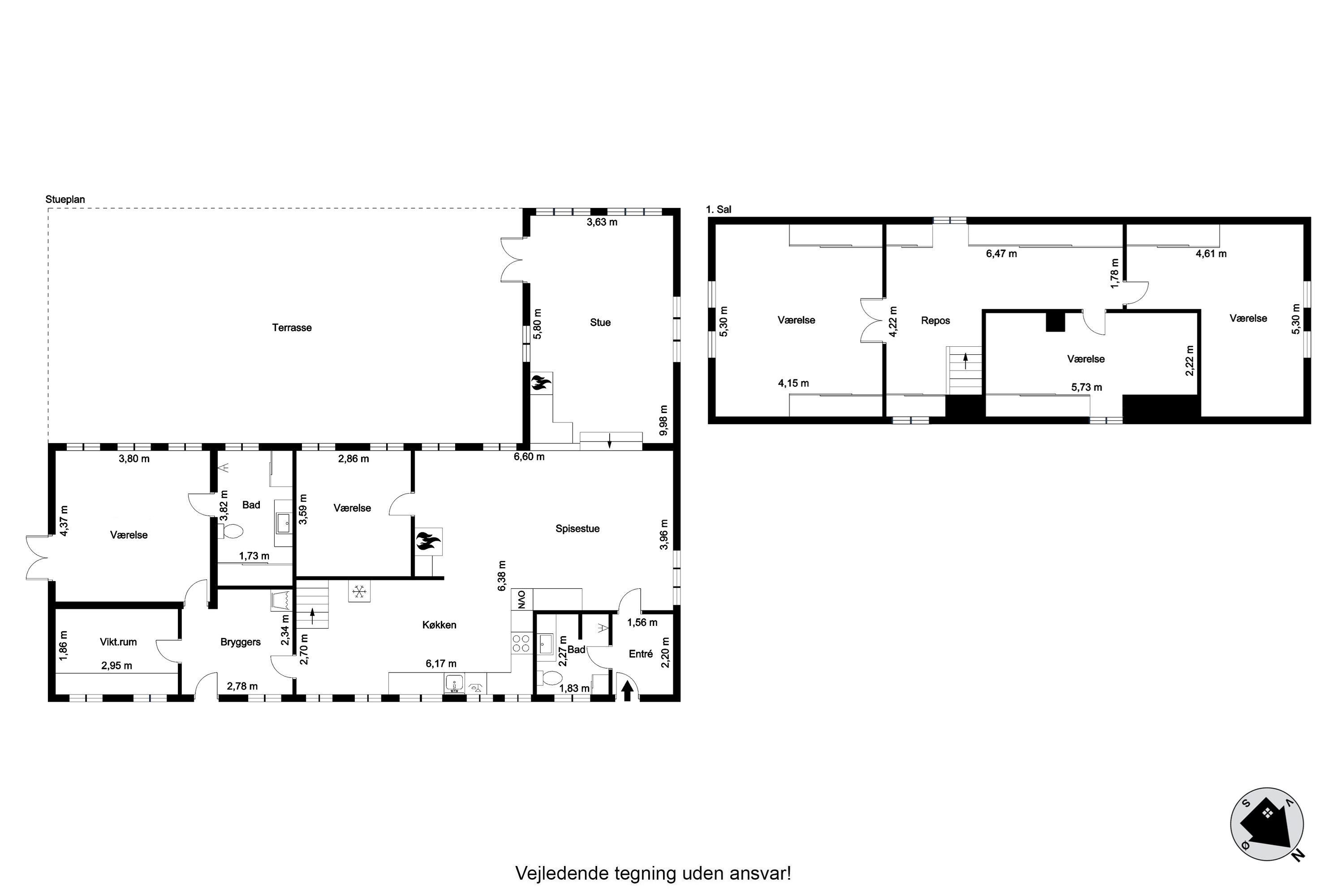 Plantegninger billede af Granvænget 25, Bjergby, 9800 Hjørring
