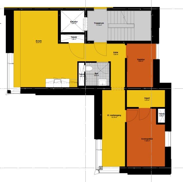 Plantegninger billede af Enggade 2C, 2. tv., 5000 Odense C