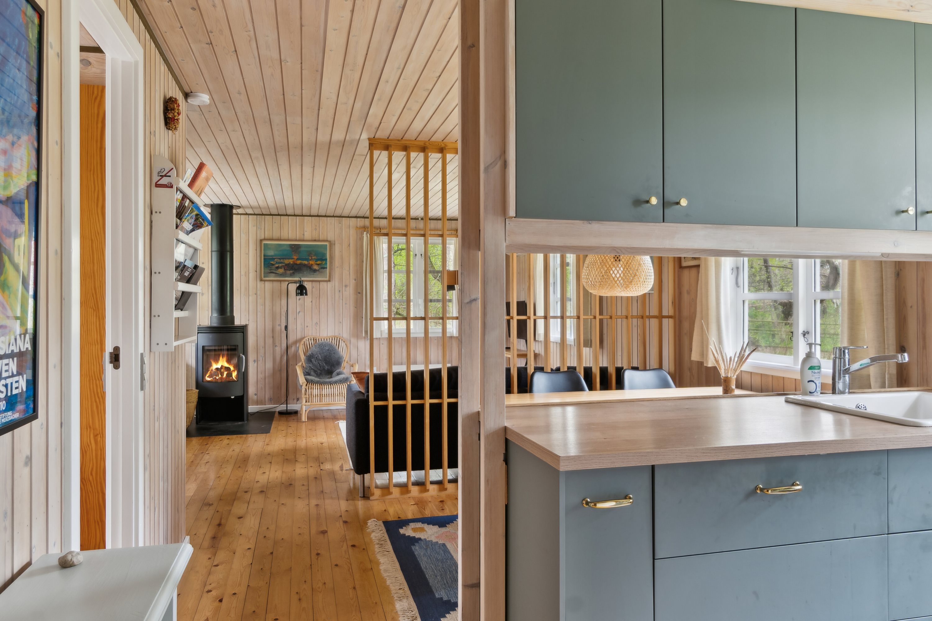 Fremhævet køkken billede i fuldskærmstilstand. Billede af Lyngvejen 11, 4500 Nykøbing Sj