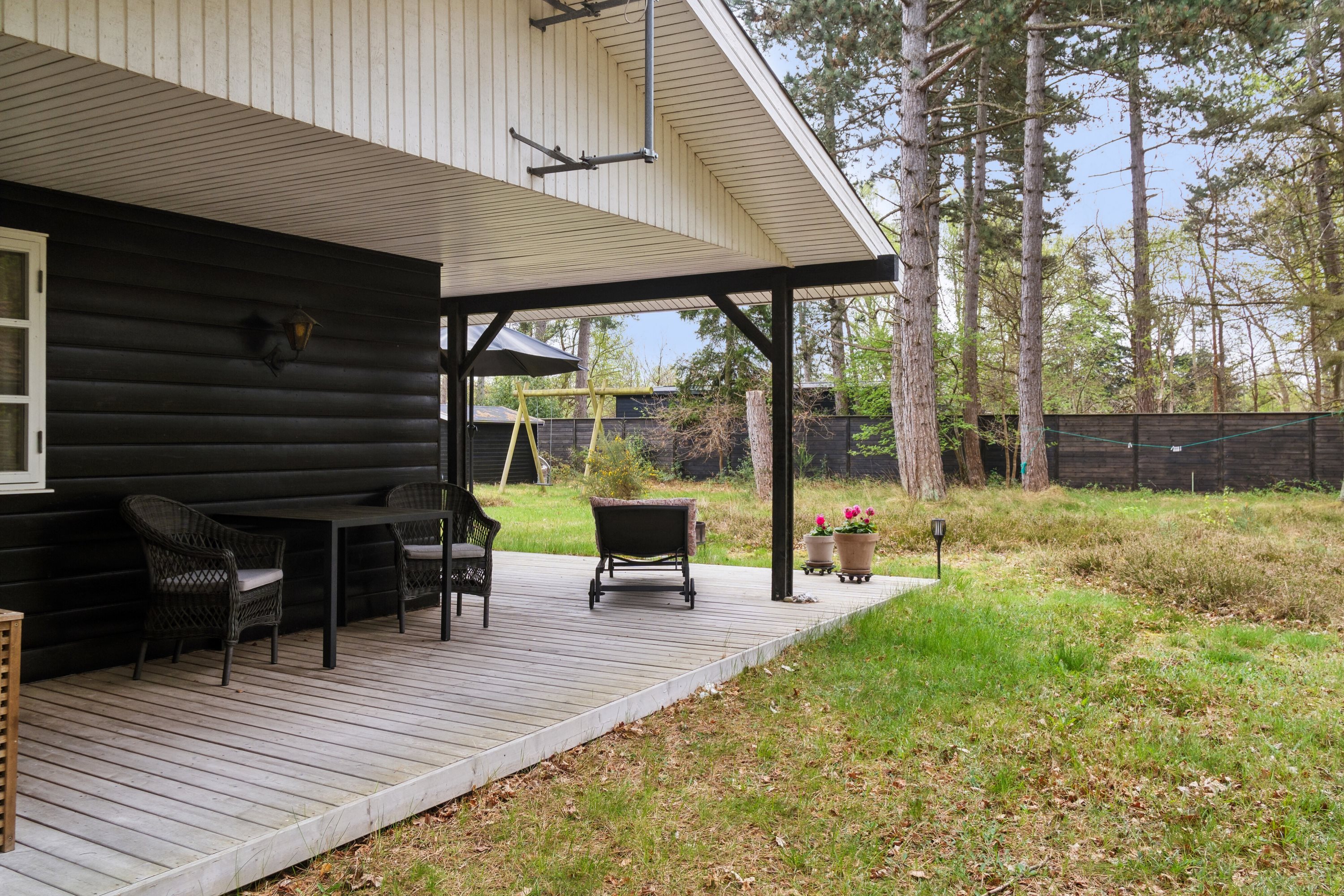 Fremhævet overdækket terrasse billede i fuldskærmstilstand. Billede af Lyngvejen 11, 4500 Nykøbing Sj