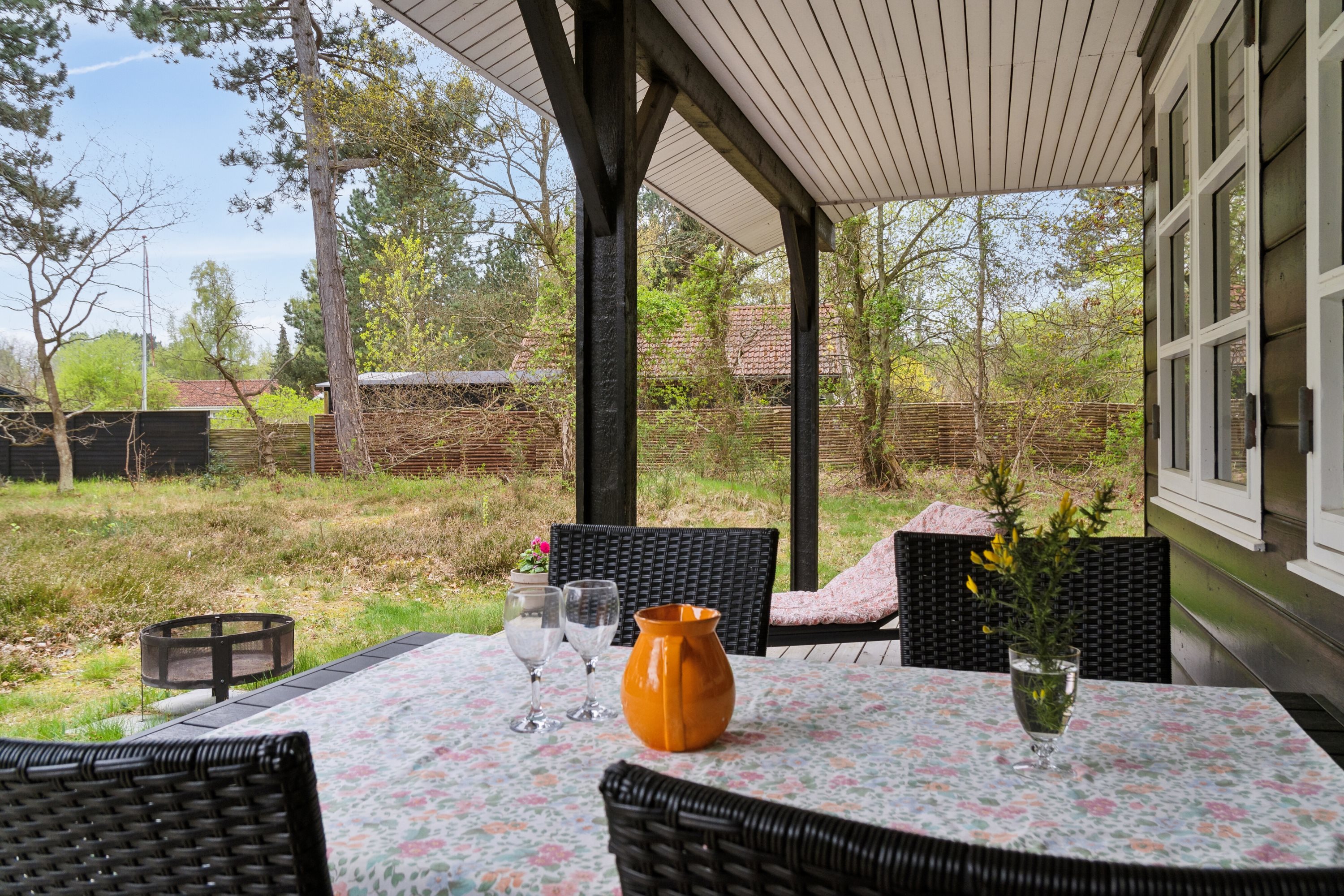 Fremhævet overdækket terrasse billede i fuldskærmstilstand. Billede af Lyngvejen 11, 4500 Nykøbing Sj