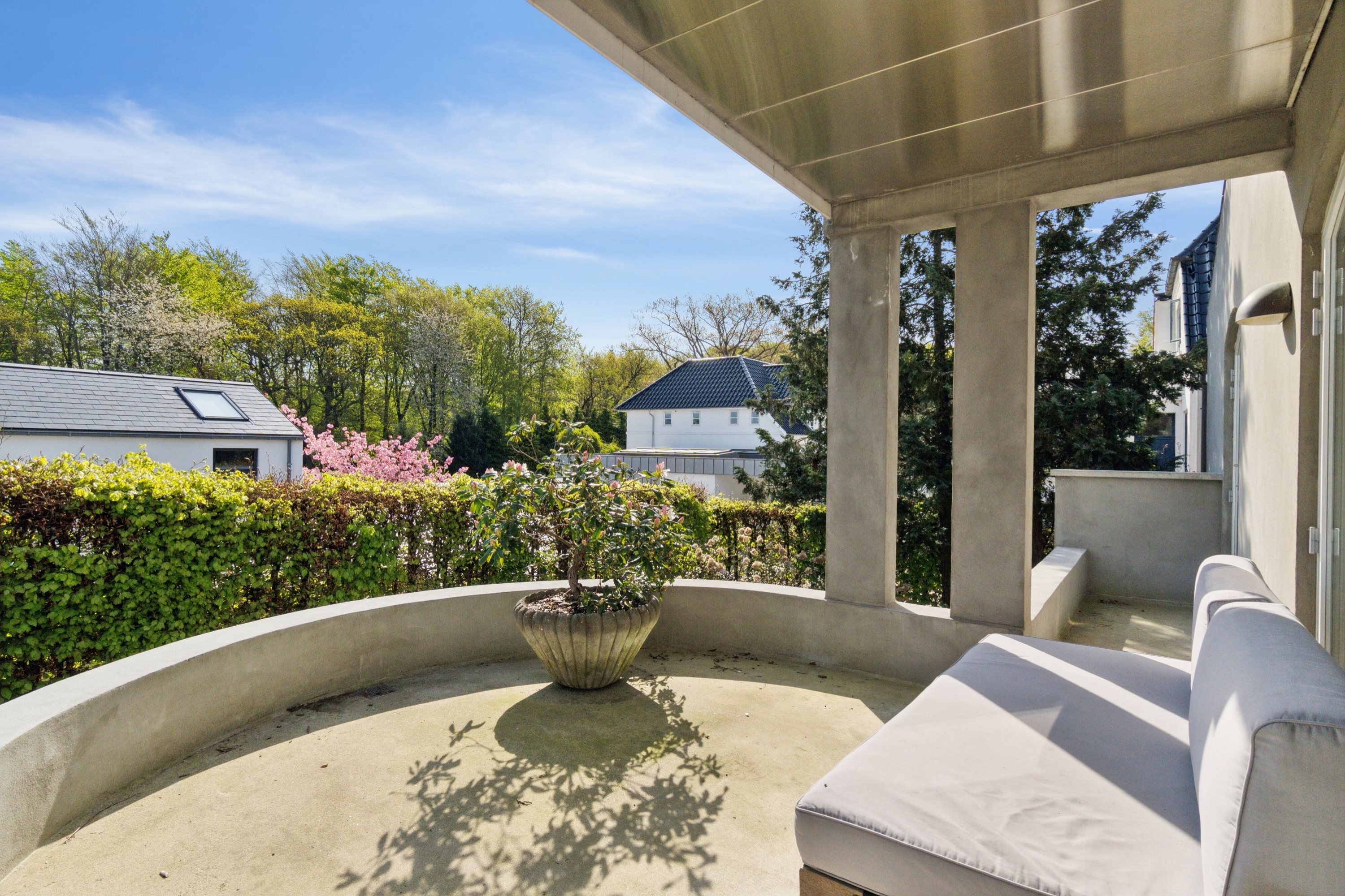 Fremhævet overdækket terrasse billede i fuldskærmstilstand. Billede af Bævervej 15, 8270 Højbjerg