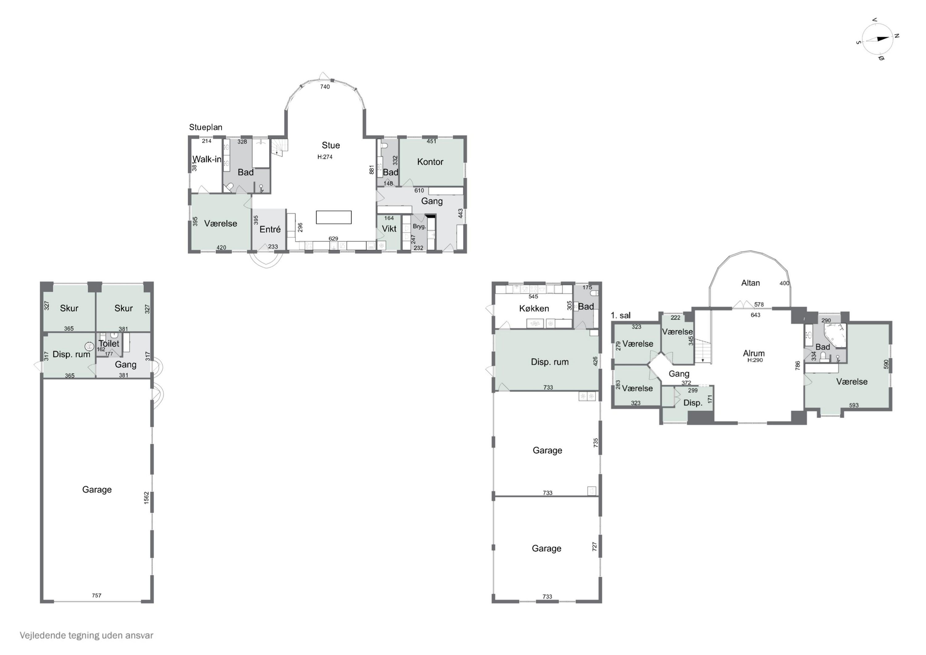 Plantegninger billede af Munkhøjvej 4, Lundfod, 7330 Brande