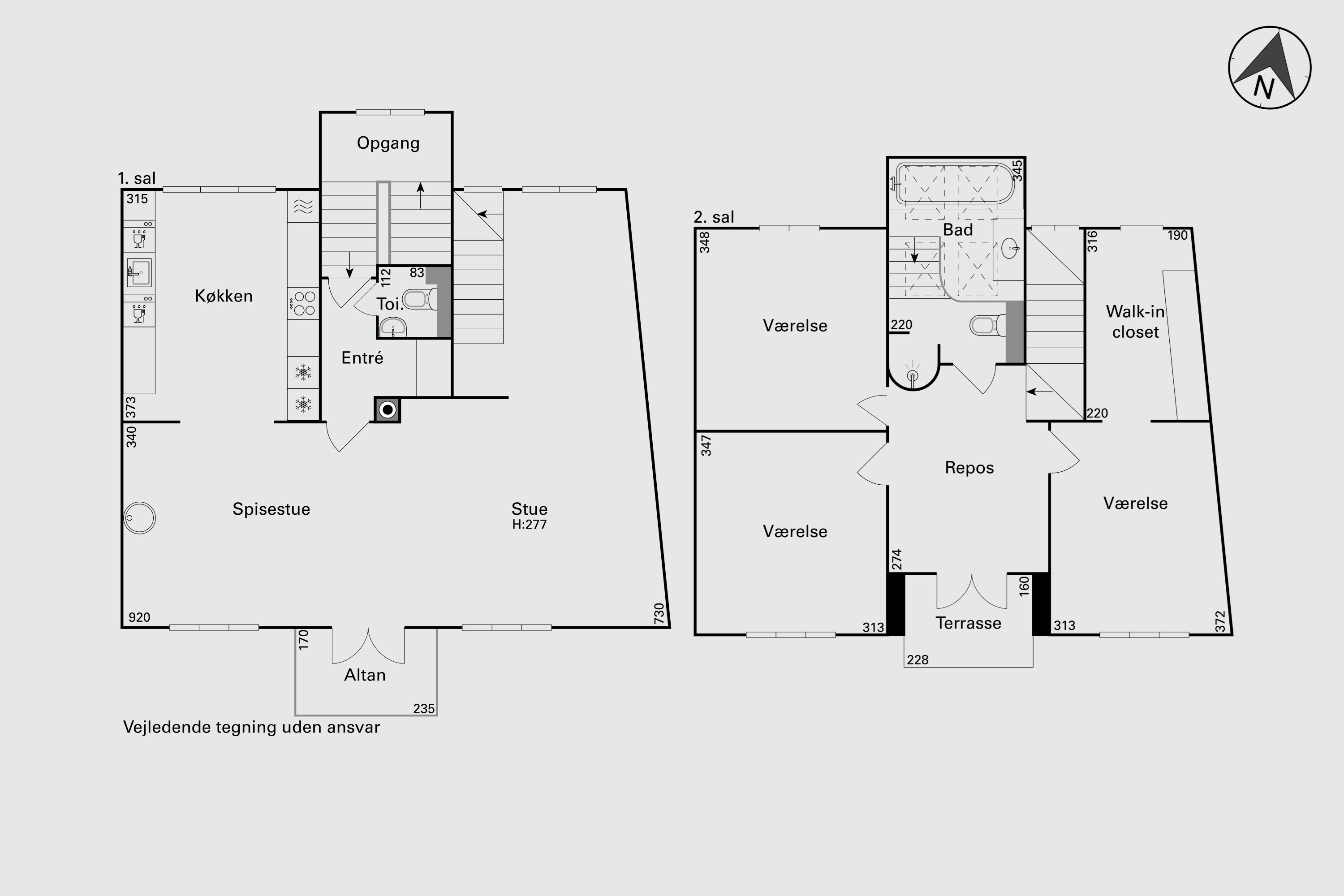 Plantegninger billede af Becksvej 1, 1., 2930 Klampenborg