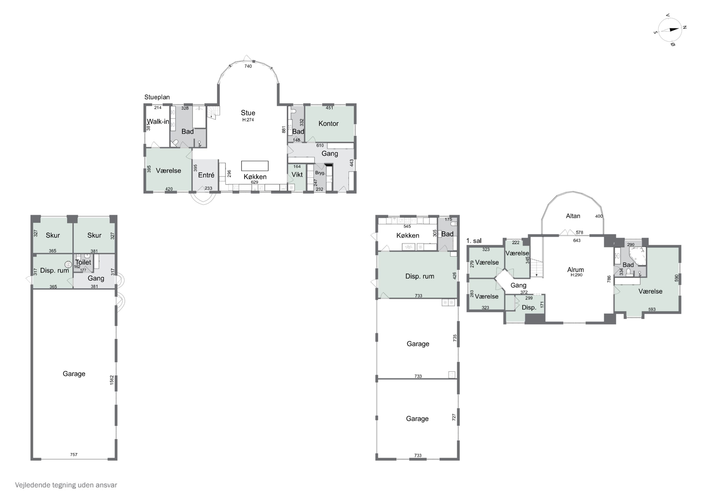 Plantegninger billede af Munkhøjvej 4, Lundfod, 7330 Brande