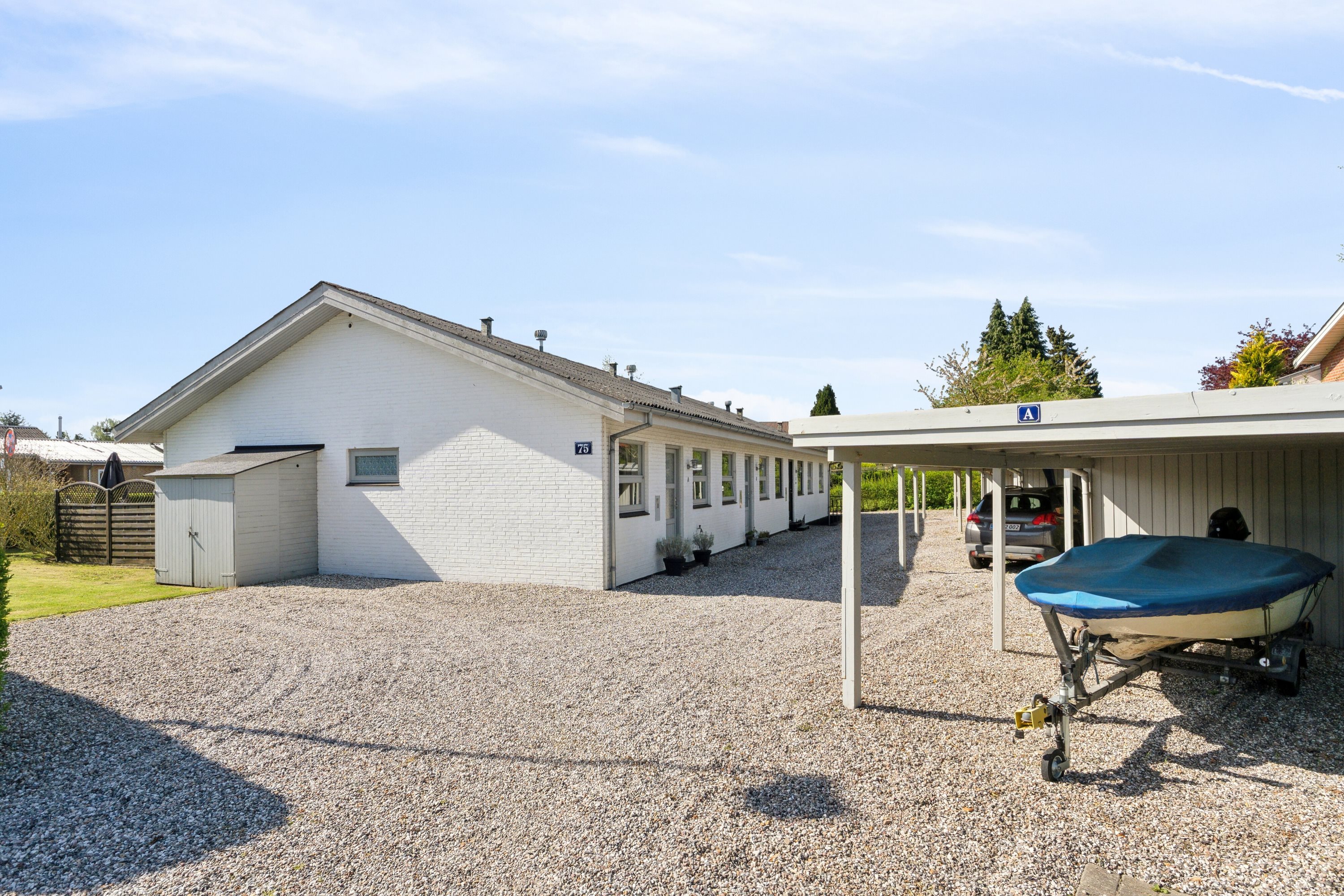 Fremhævet set fra vejen billede i fuldskærmstilstand. Billede af Kobberbæksvej 75A, 5700 Svendborg