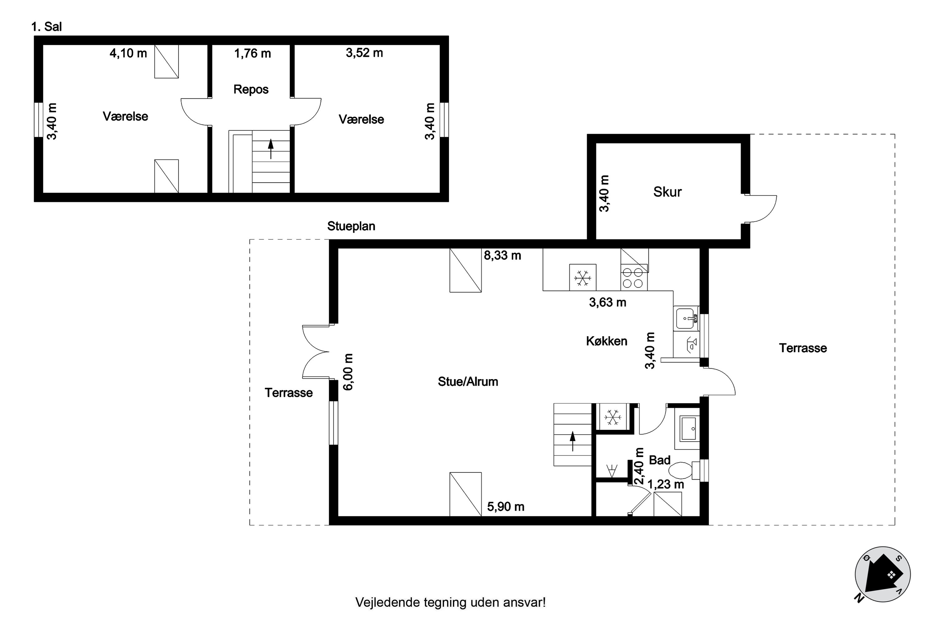 Plantegninger billede af Golfsvinget 12, Gatten, 9640 Farsø