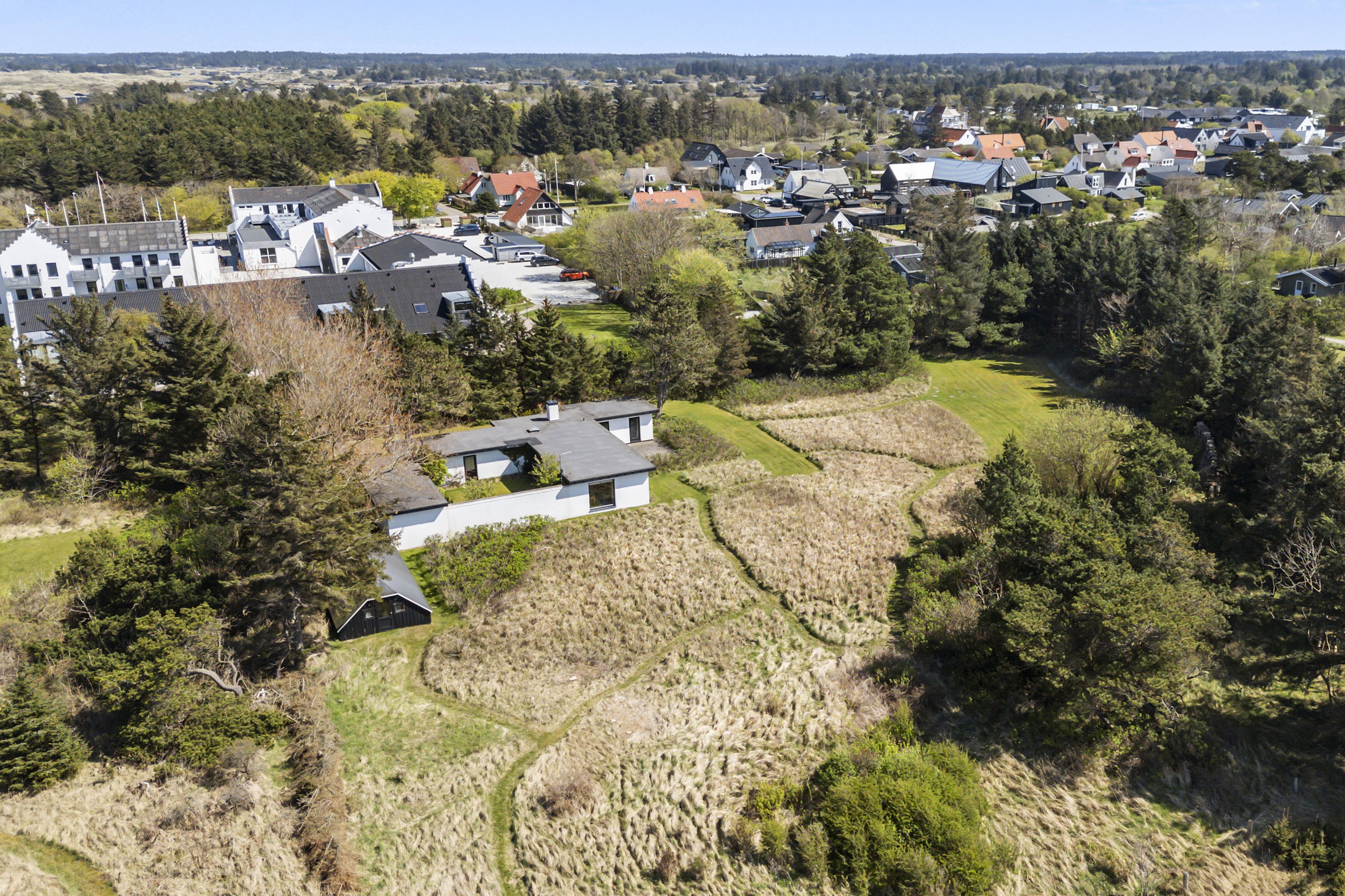 Fremhævet luftfoto billede i fuldskærmstilstand. Billede af Sømærkevej 7, Tversted, 9881 Bindslev