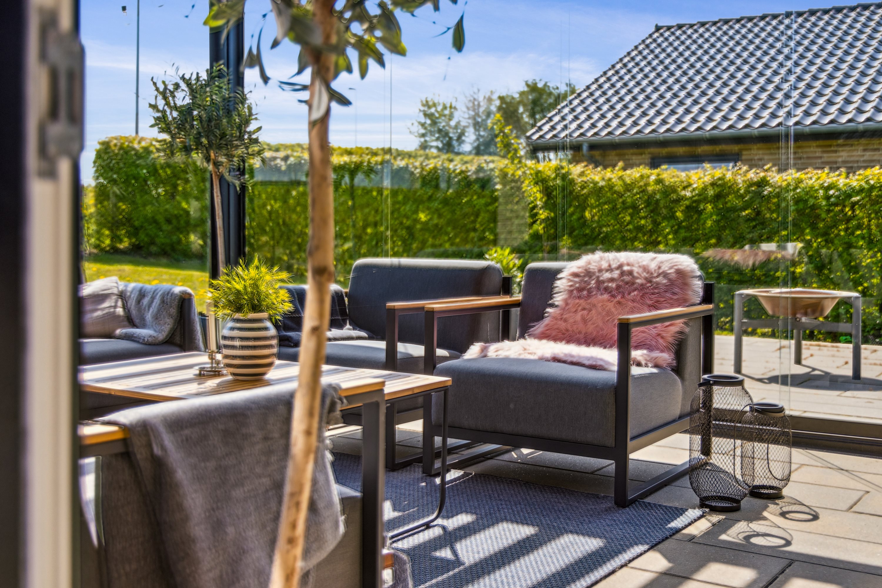 Fremhævet terrasse billede i fuldskærmstilstand. Billede af Johannes V. Jensens Vej 1, 9500 Hobro