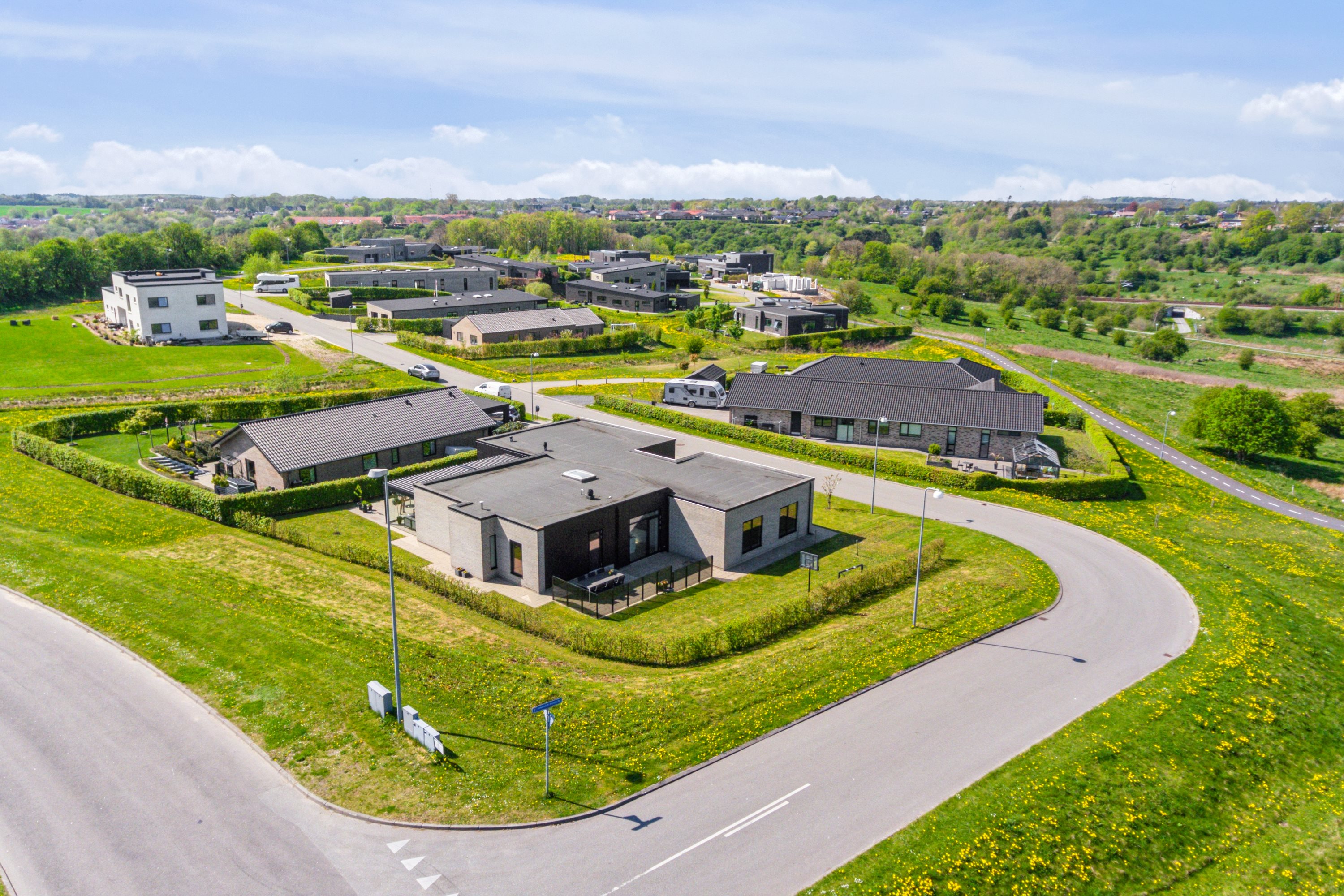 Miniaturebillede 2: luftfoto. Billede af Johannes V. Jensens Vej 1, 9500 Hobro