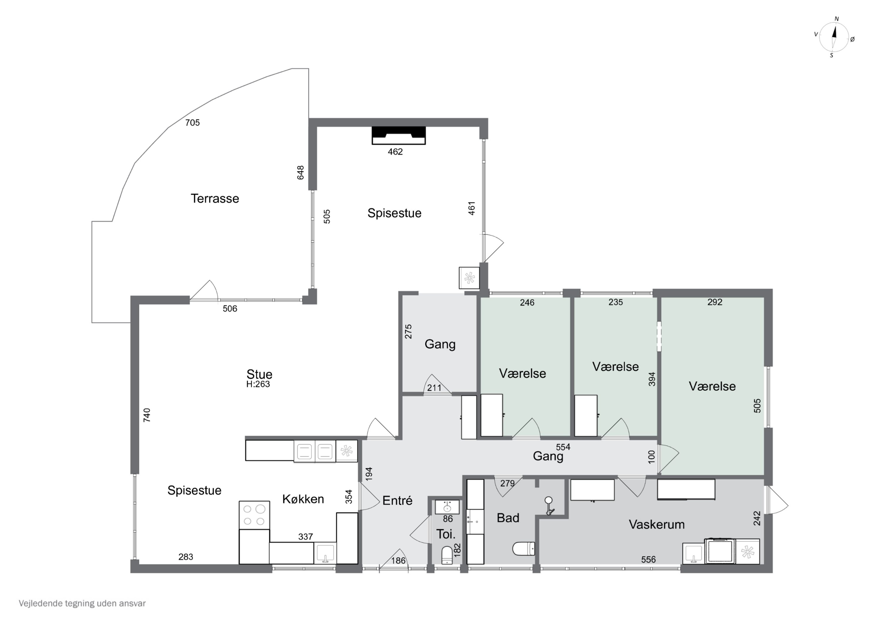 Plantegninger billede af Borgager 43, 2620 Albertslund