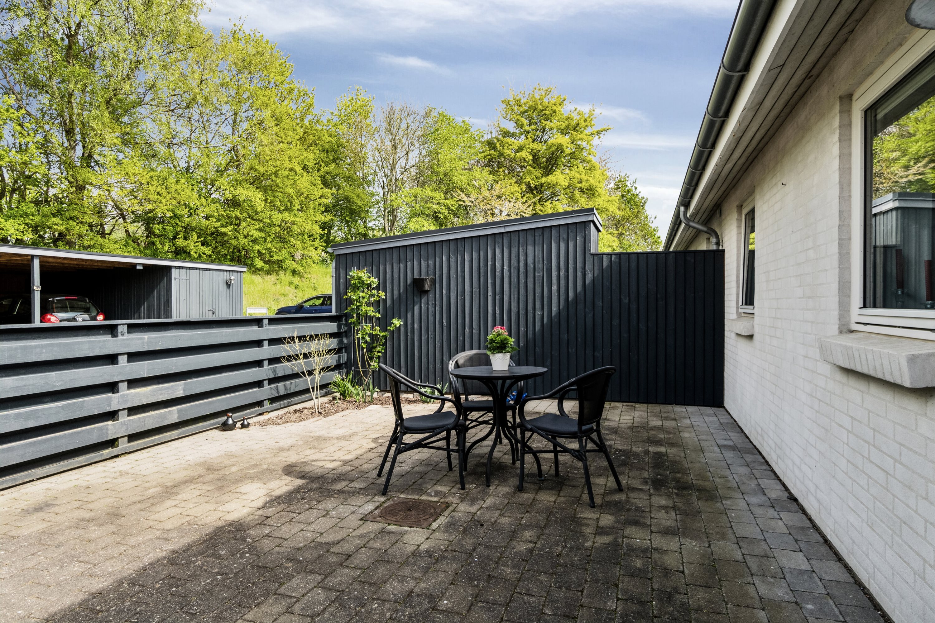 Fremhævet terrasse billede i fuldskærmstilstand. Billede af Vinkelvej 1A, 4573 Højby