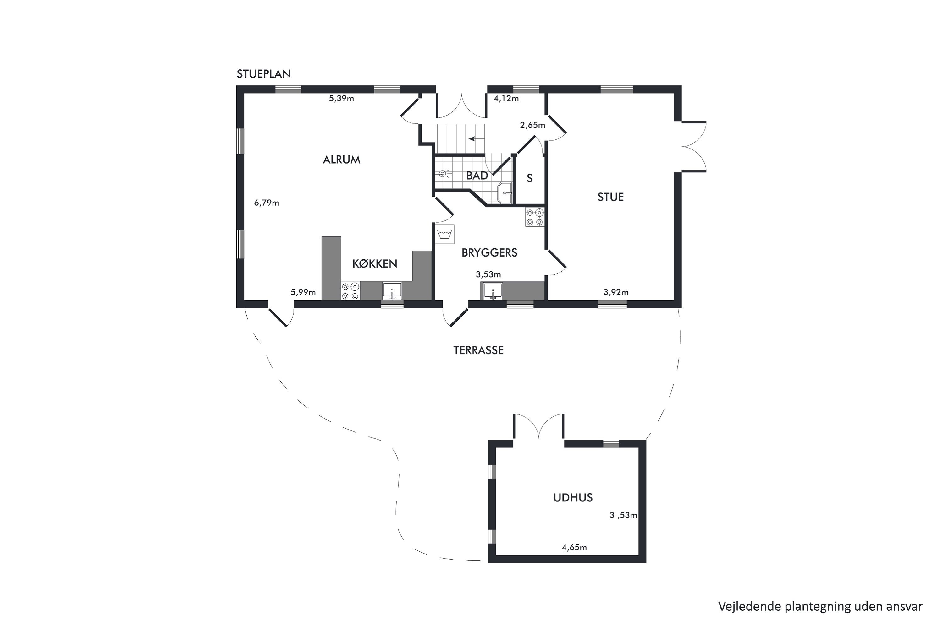 Plantegninger billede af Hobro Landevej 131, Nr Vinge, 8830 Tjele