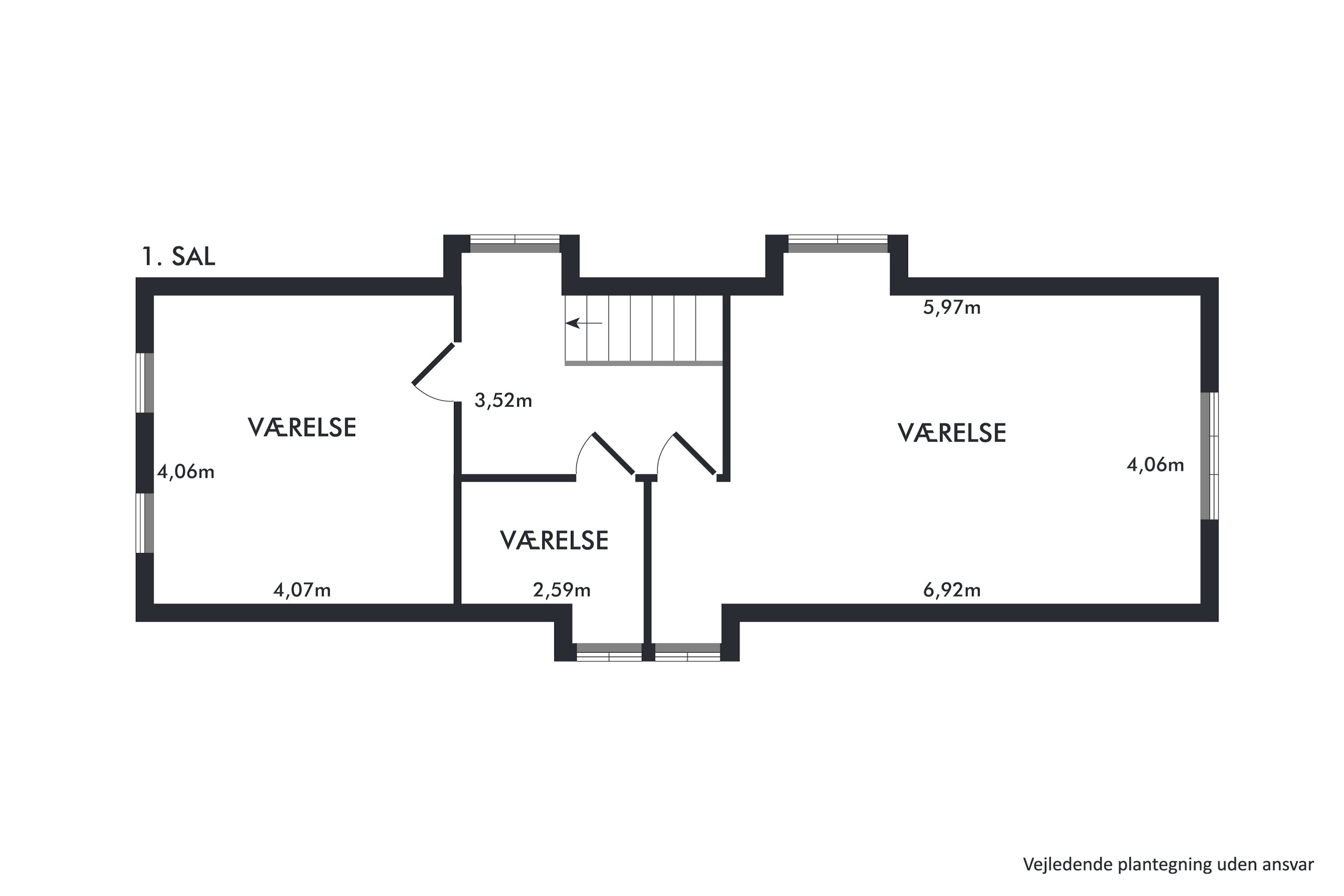 Plantegninger billede af Hobro Landevej 131, Nr Vinge, 8830 Tjele