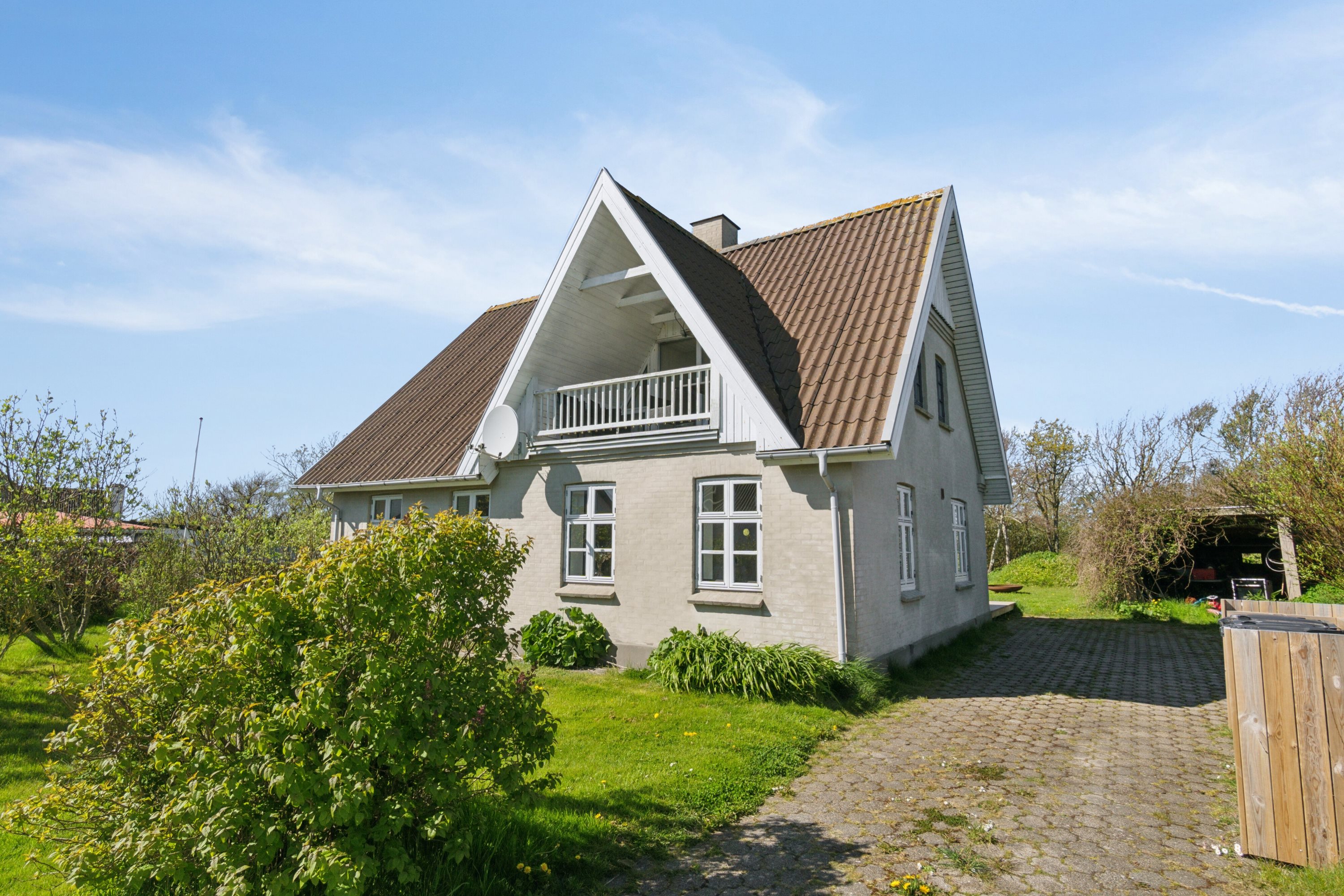 Fremhævet set fra haven billede i fuldskærmstilstand. Billede af Klostermøllevej 15, 7770 Vestervig