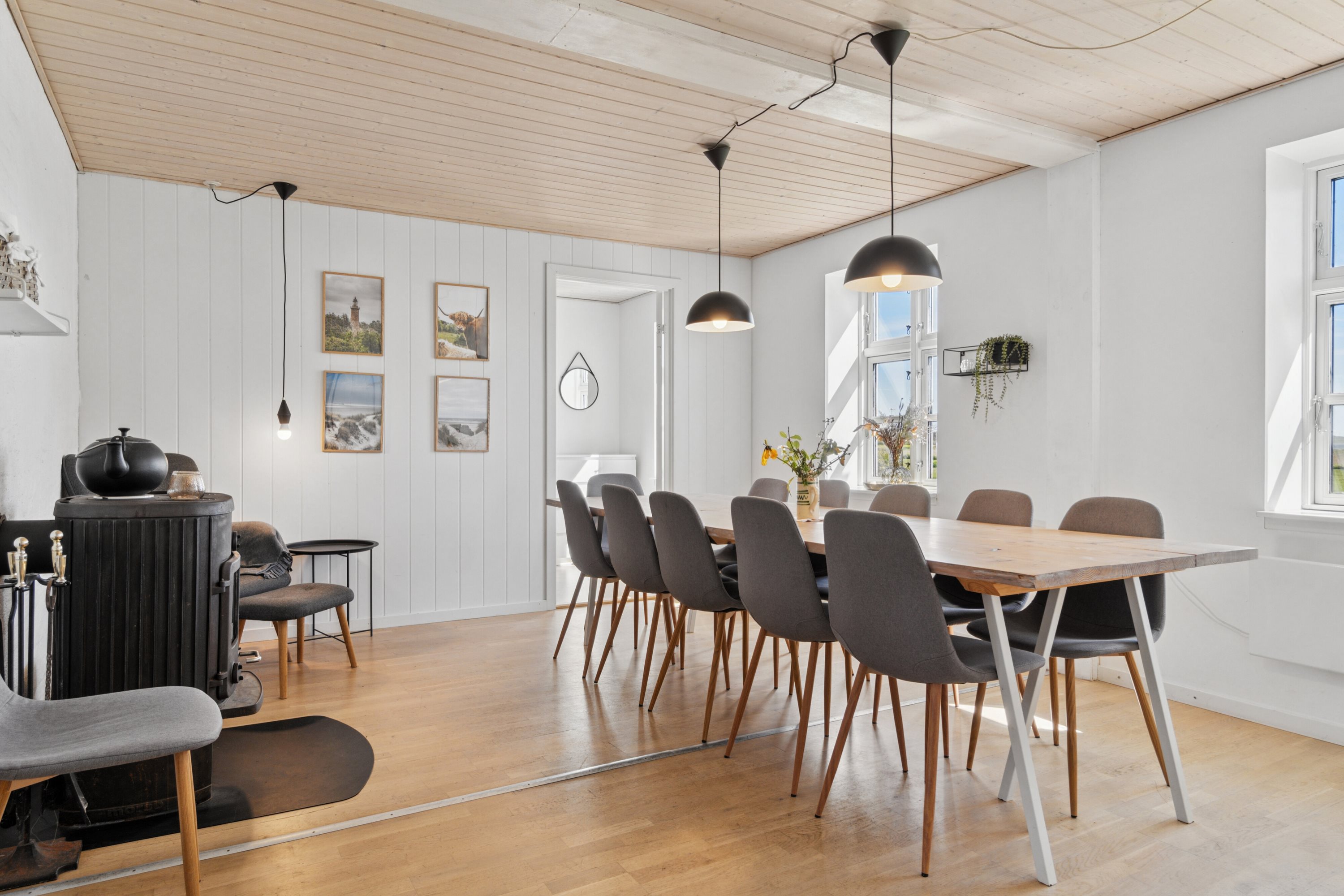 Fremhævet spisestue billede i fuldskærmstilstand. Billede af Klostermøllevej 15, 7770 Vestervig