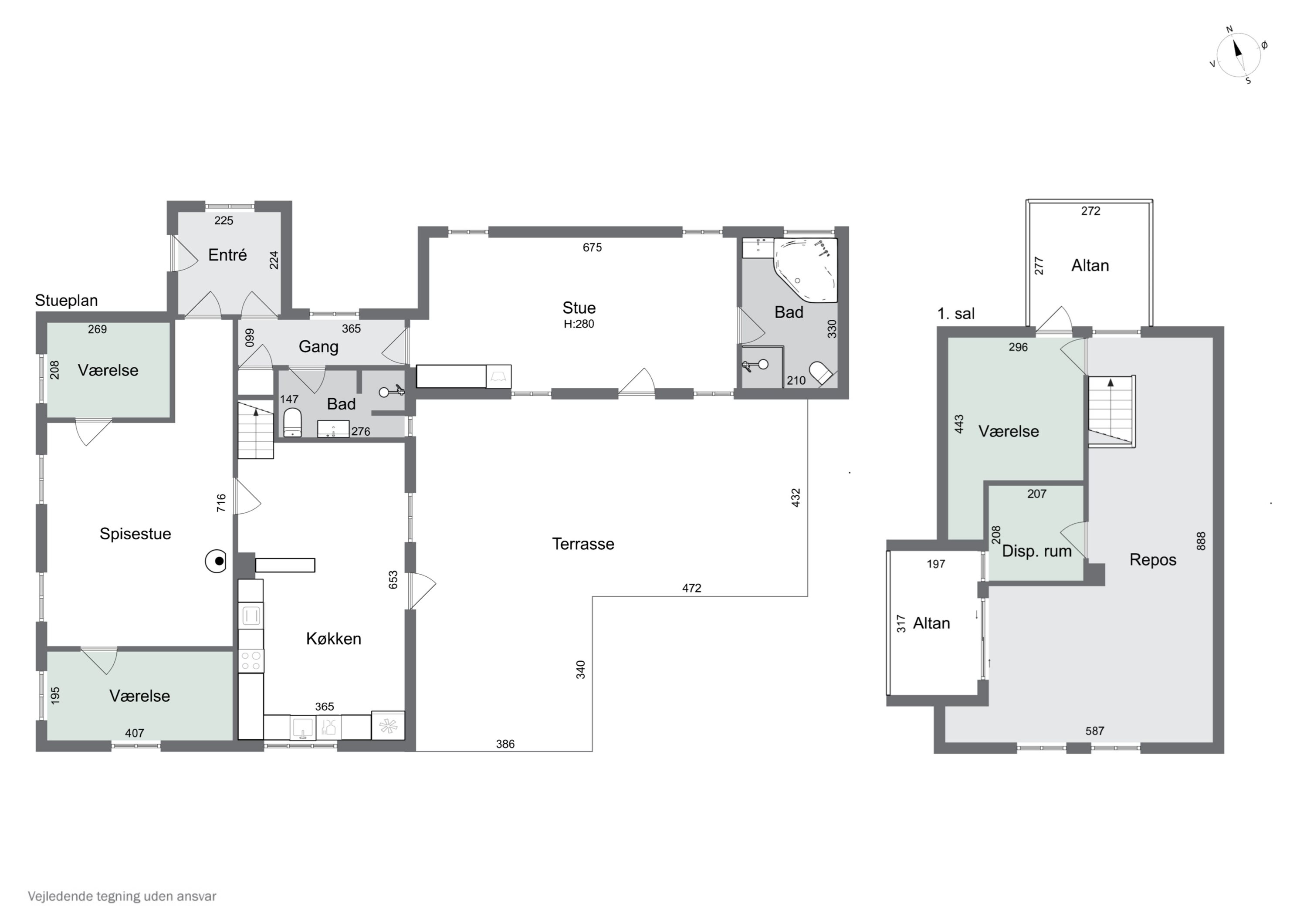 Plantegninger billede af Klostermøllevej 15, 7770 Vestervig