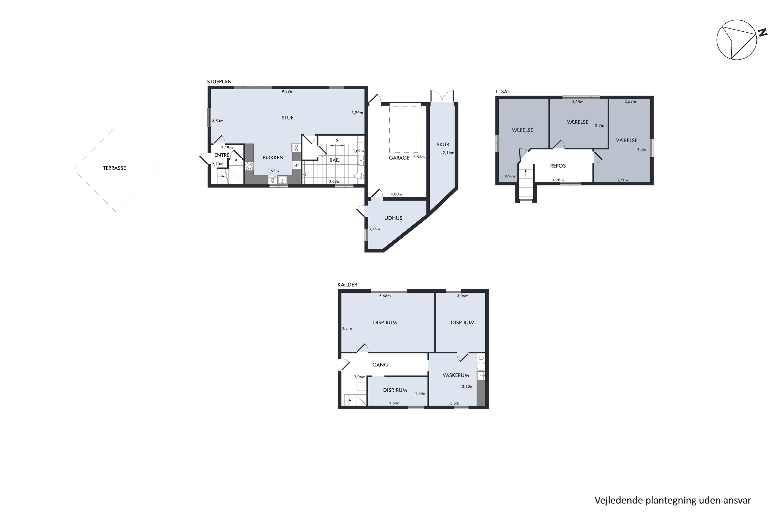 Plantegninger billede af Solbakken 10, Pindstrup, 8550 Ryomgård