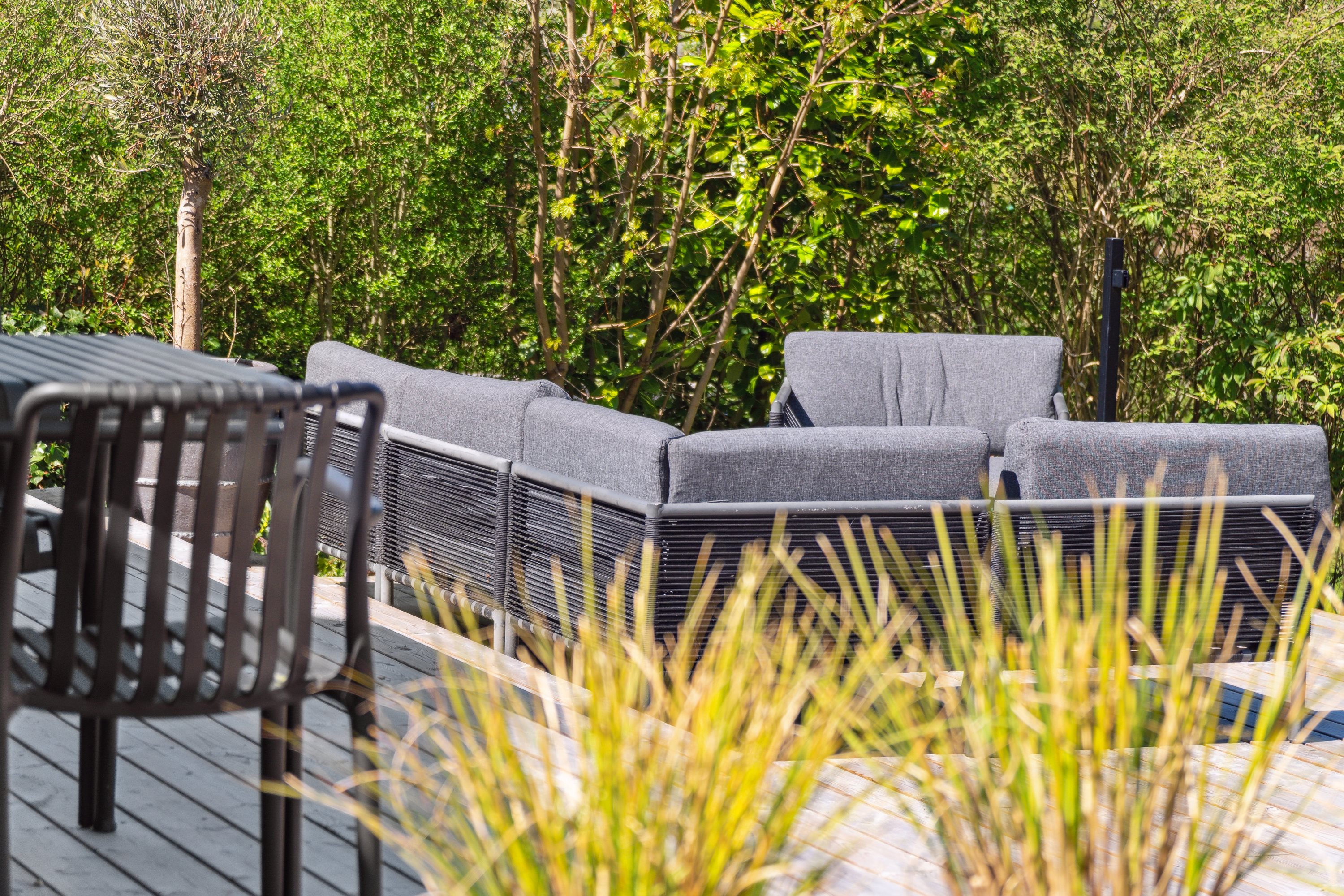 Fremhævet terrasse billede i fuldskærmstilstand. Billede af Gjessøparken 19, Gjessø, 8600 Silkeborg