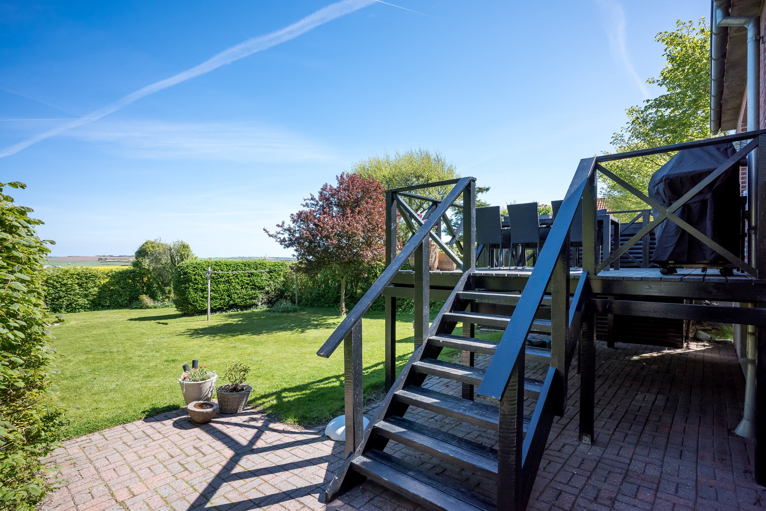 Fremhævet terrasse billede i fuldskærmstilstand. Billede af Thyborønvej 12, Klinkby, 7620 Lemvig