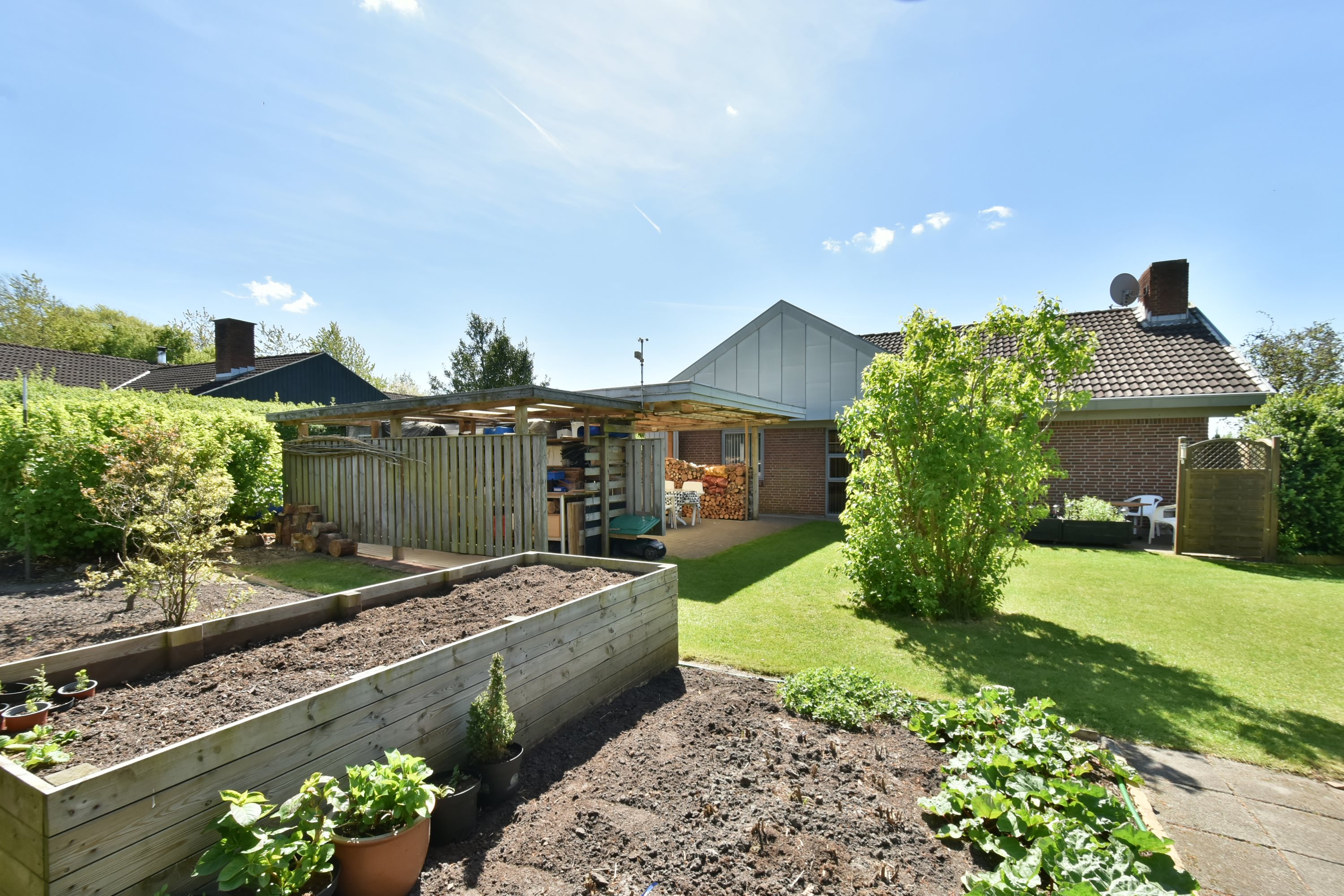 Fremhævet have billede i fuldskærmstilstand. Billede af Nygårdparken 12, Gjellerup, 7400 Herning