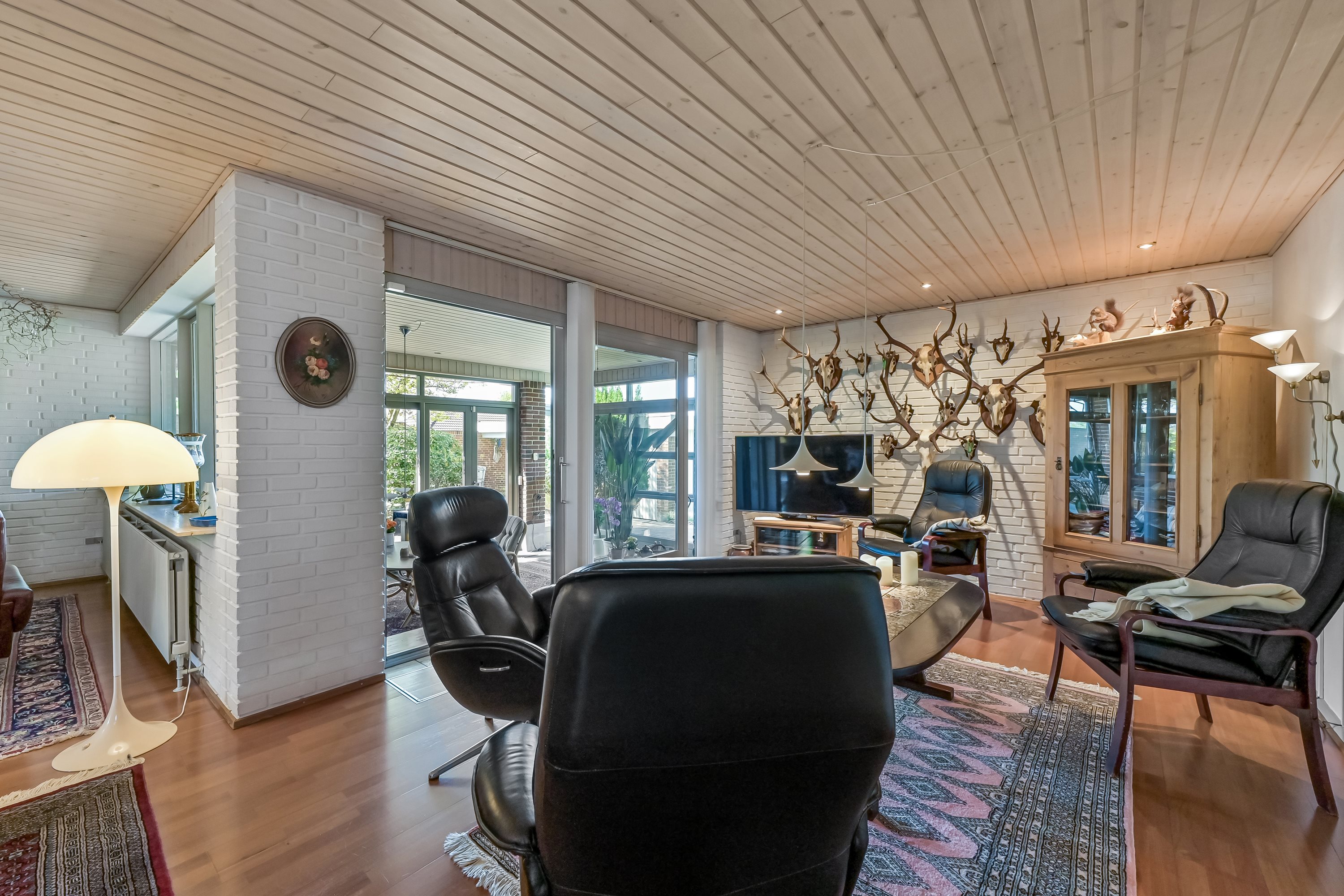 Fremhævet stue billede i fuldskærmstilstand. Billede af Nygårdparken 12, Gjellerup, 7400 Herning