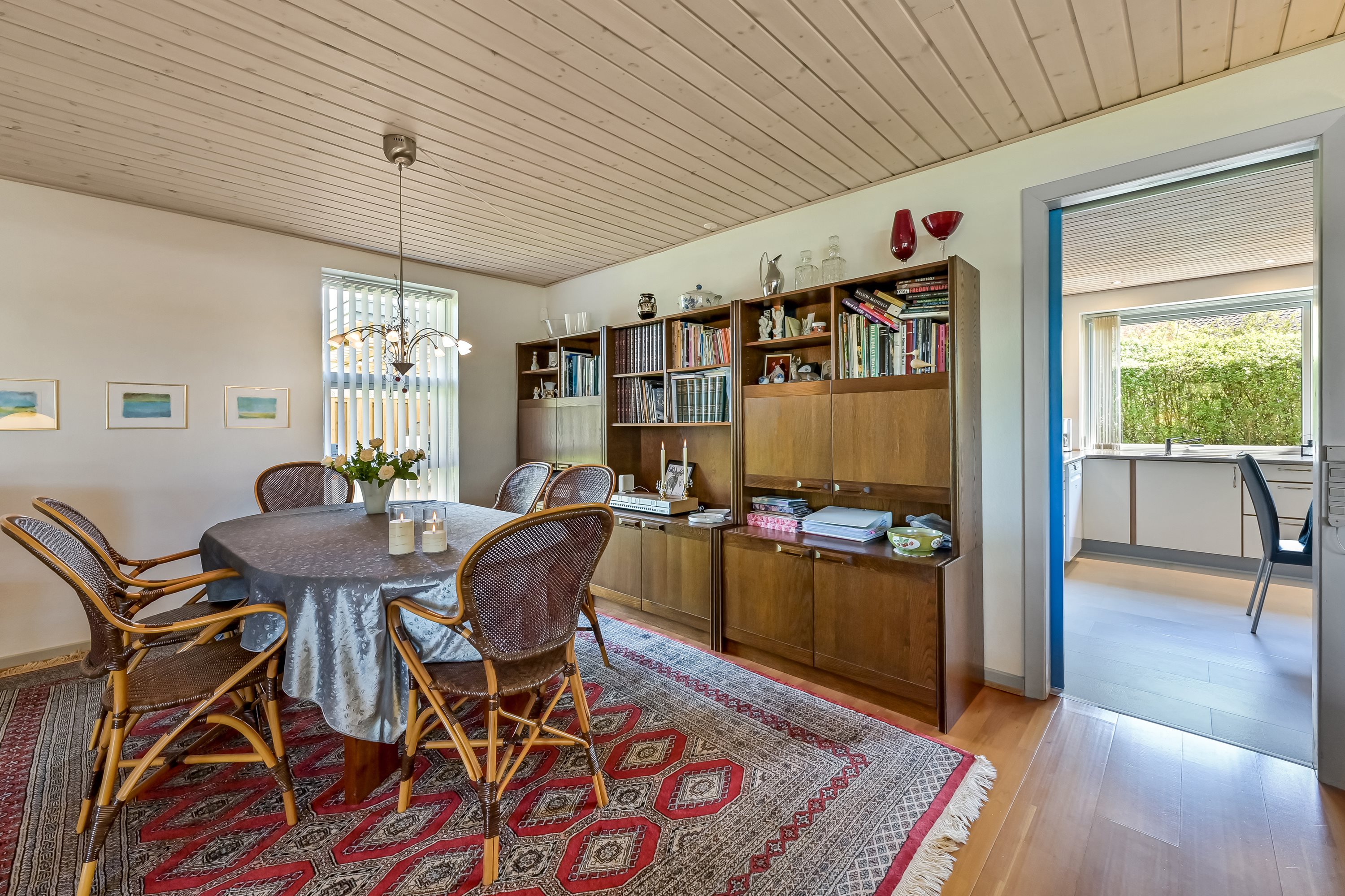 Fremhævet stue billede i fuldskærmstilstand. Billede af Nygårdparken 12, Gjellerup, 7400 Herning