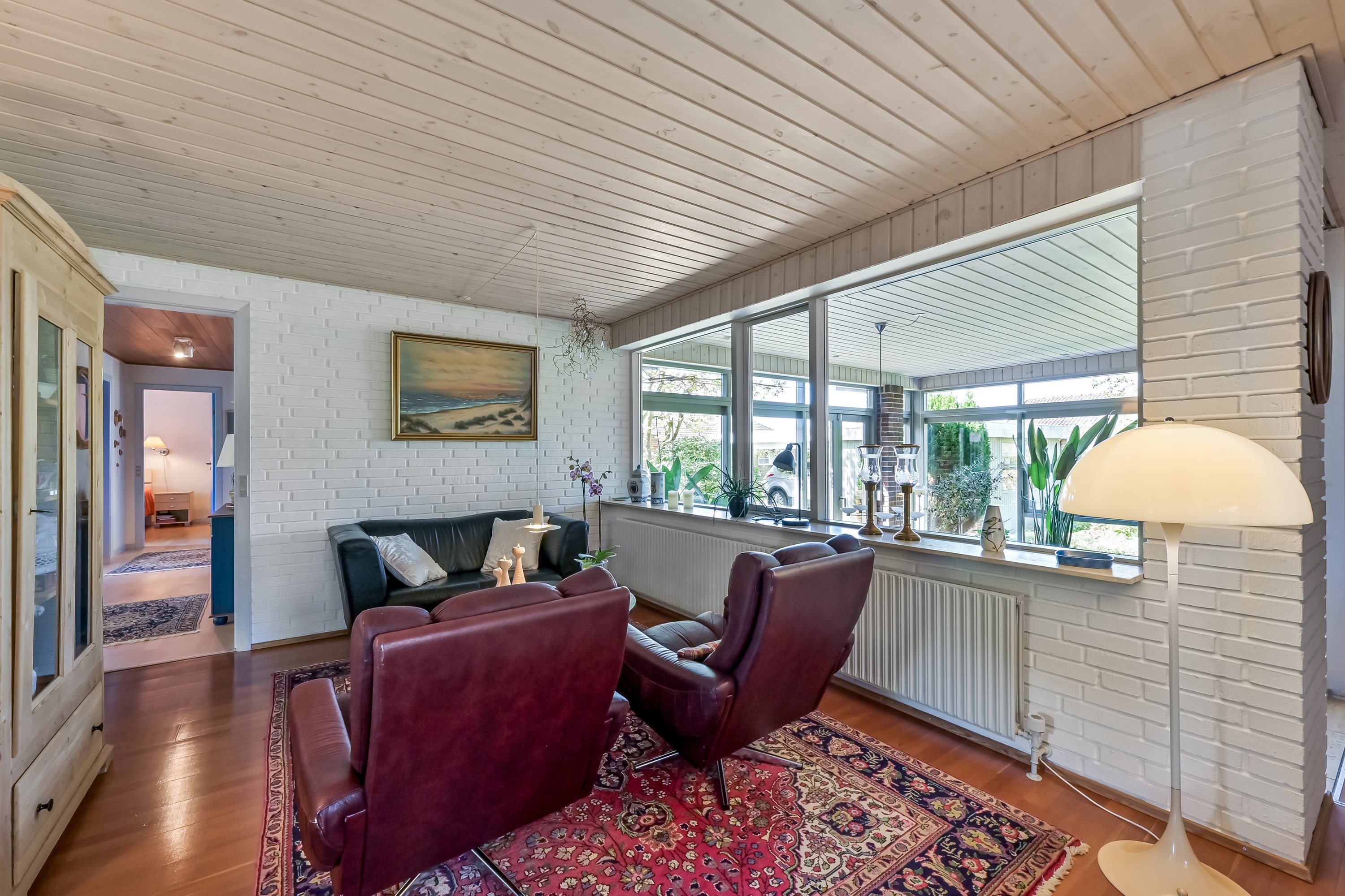 Fremhævet stue billede i fuldskærmstilstand. Billede af Nygårdparken 12, Gjellerup, 7400 Herning