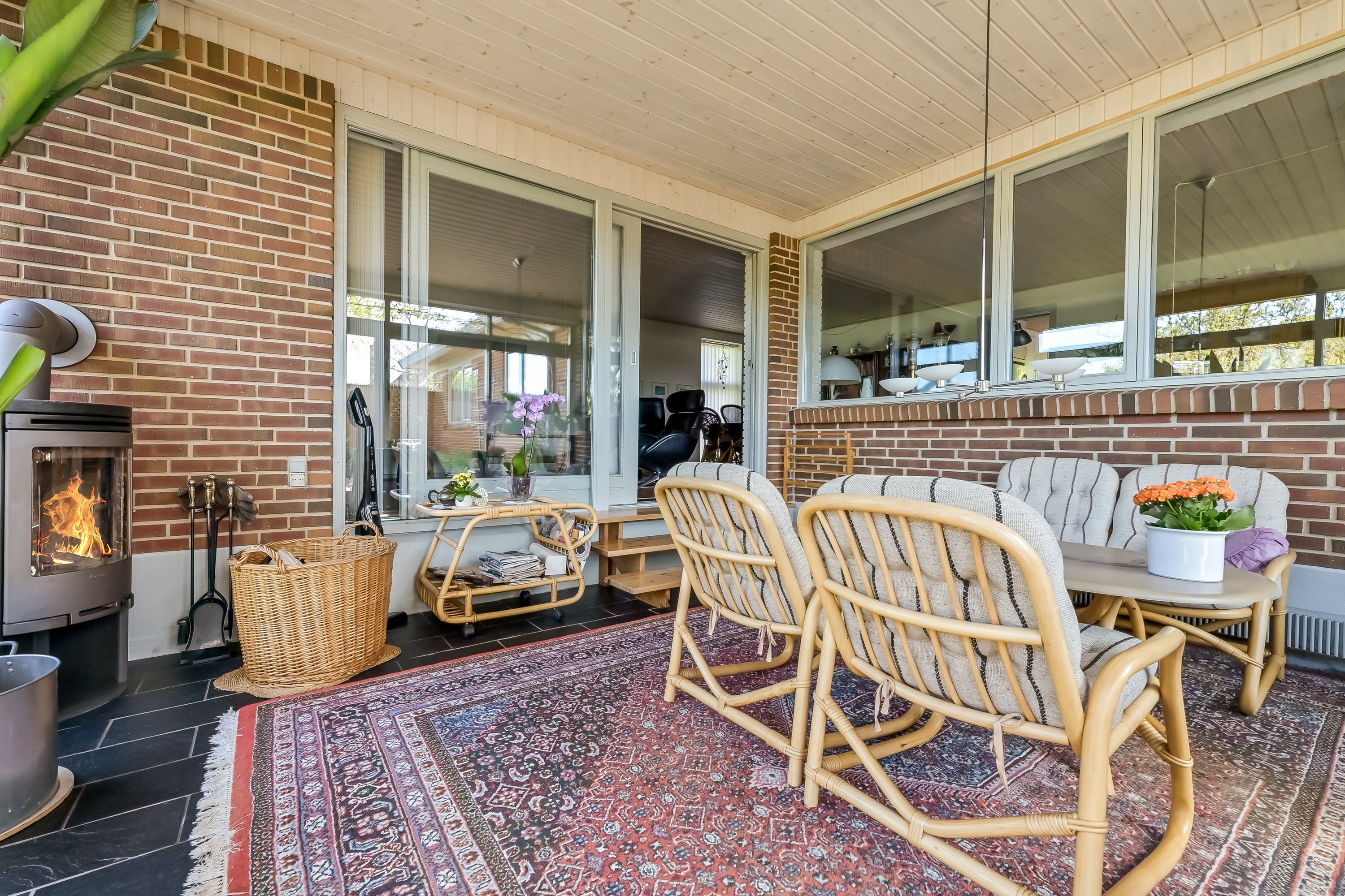 Fremhævet udestue billede i fuldskærmstilstand. Billede af Nygårdparken 12, Gjellerup, 7400 Herning