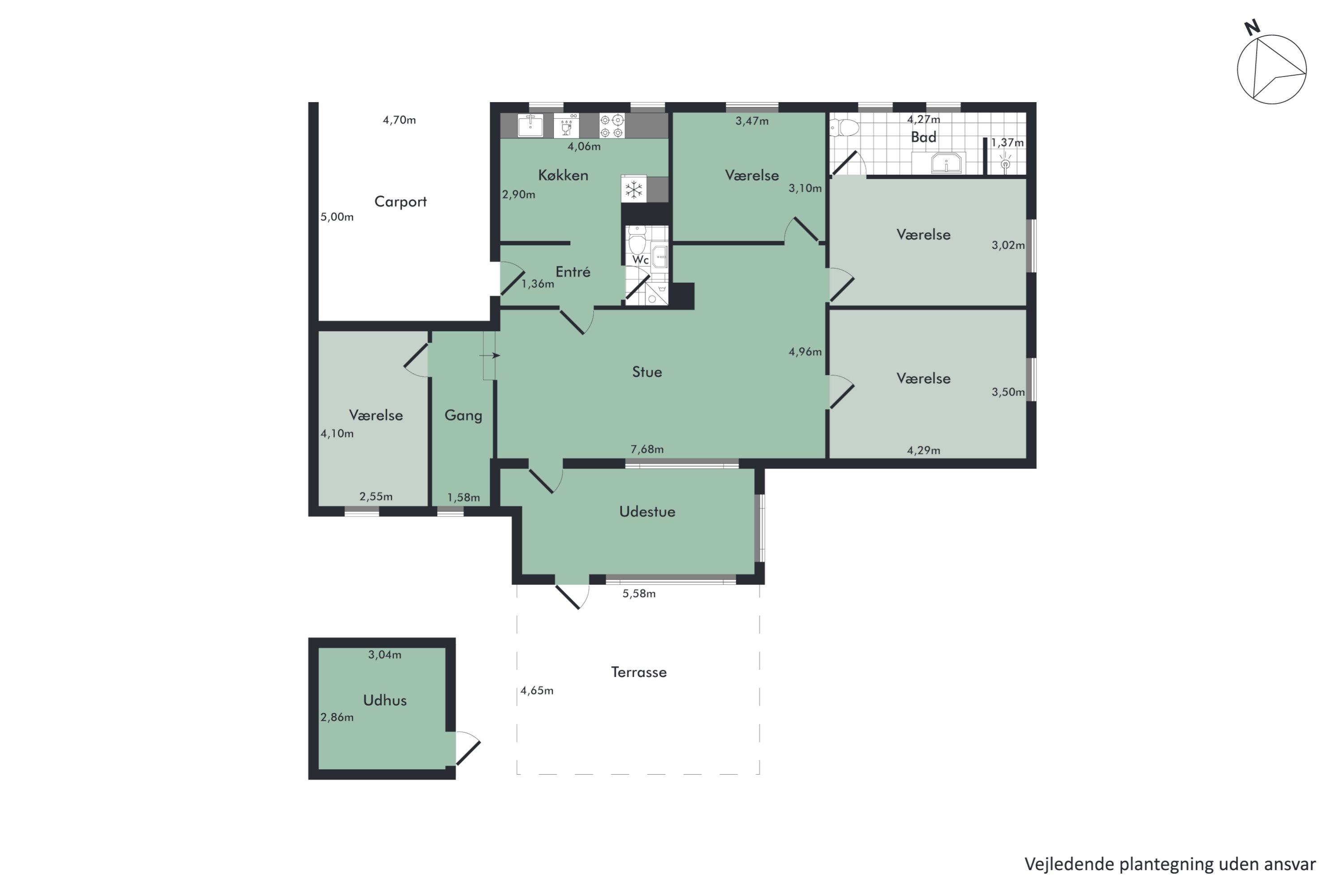 Plantegninger billede af Kolonihaven 3, Skelund, 9560 Hadsund