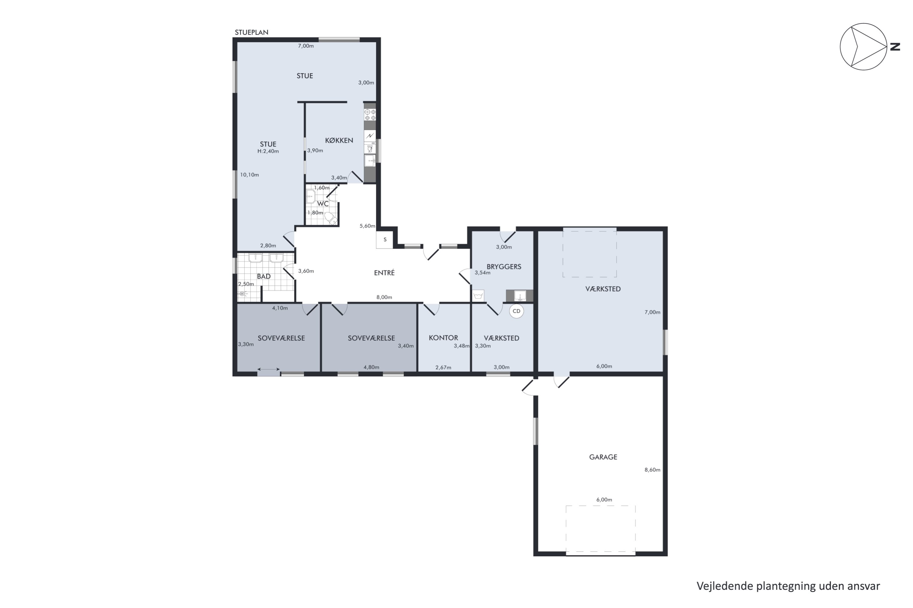 Plantegninger billede af Lille Stokkebjergvej 1, 4450 Jyderup