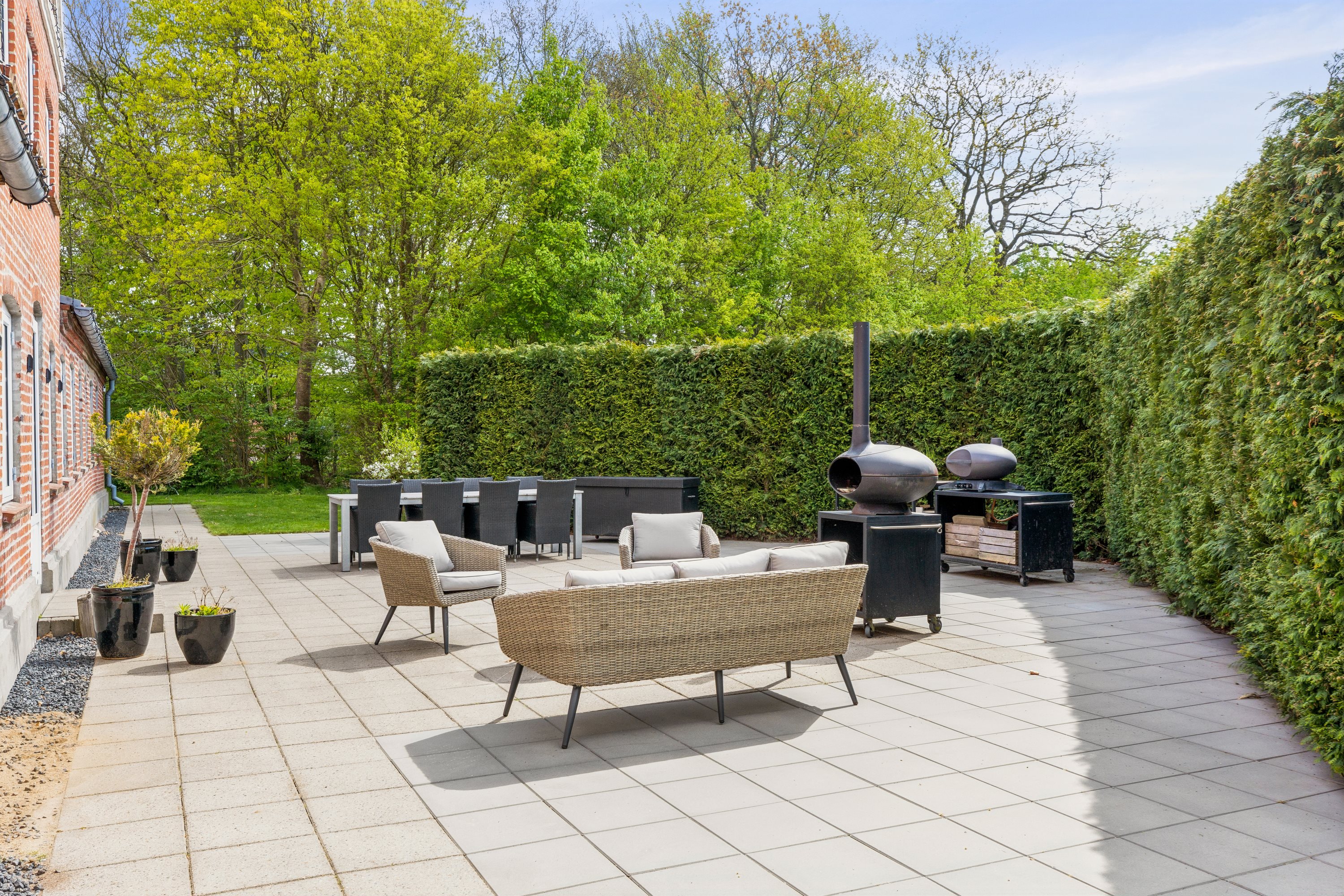 Fremhævet terrasse billede i fuldskærmstilstand. Billede af Obbekjærvej 129, Obbekær, 6760 Ribe