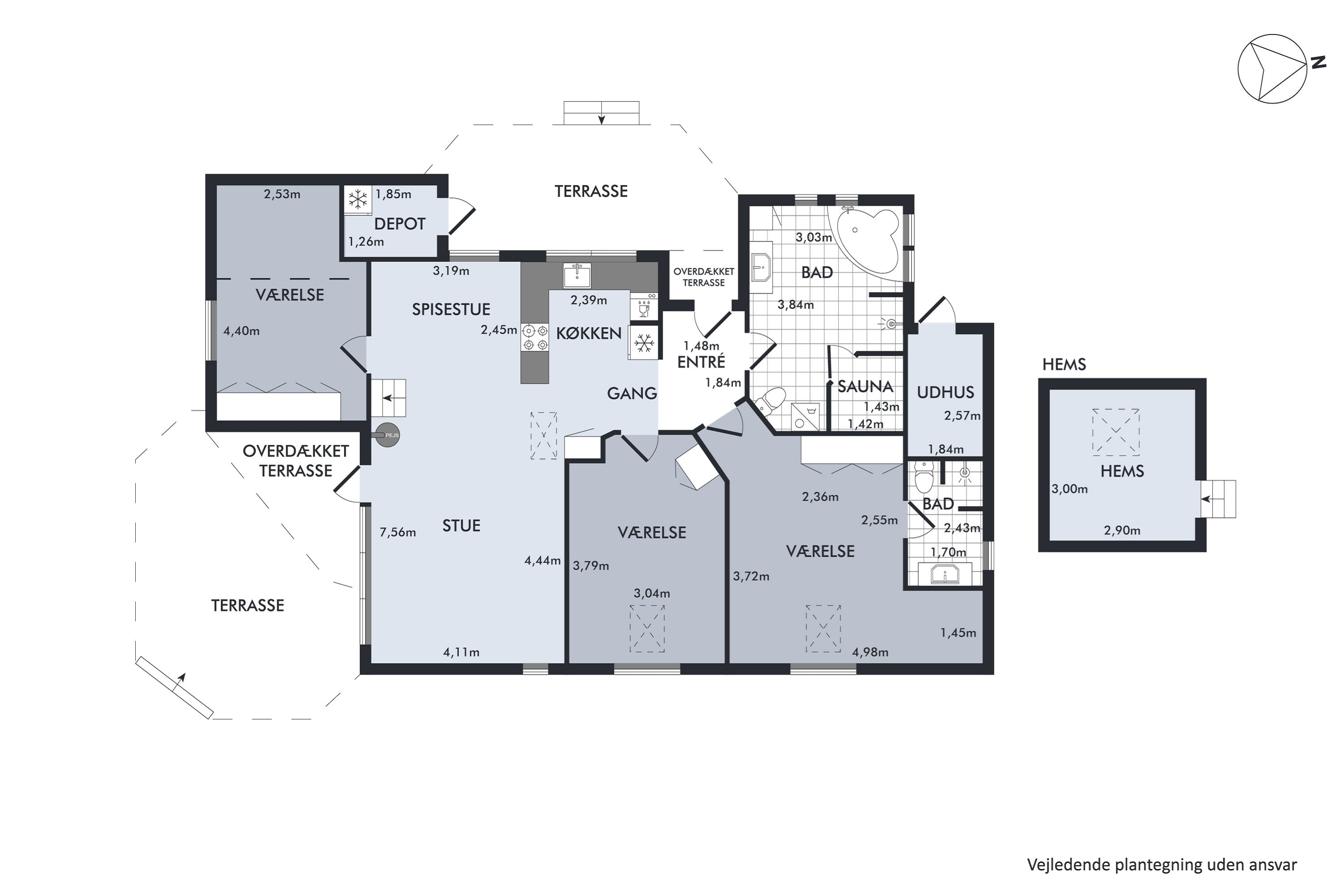 Plantegninger billede af Bellevuekrogen 6, Elsegårde Strand, 8400 Ebeltoft