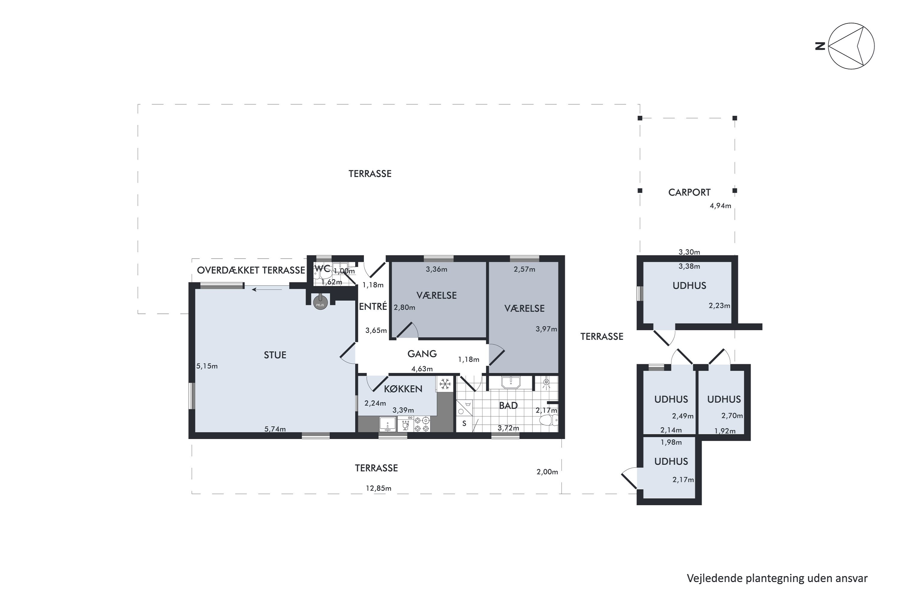 Plantegninger billede af Lyngsbækvej 17B, Femmøller Strand, 8400 Ebeltoft