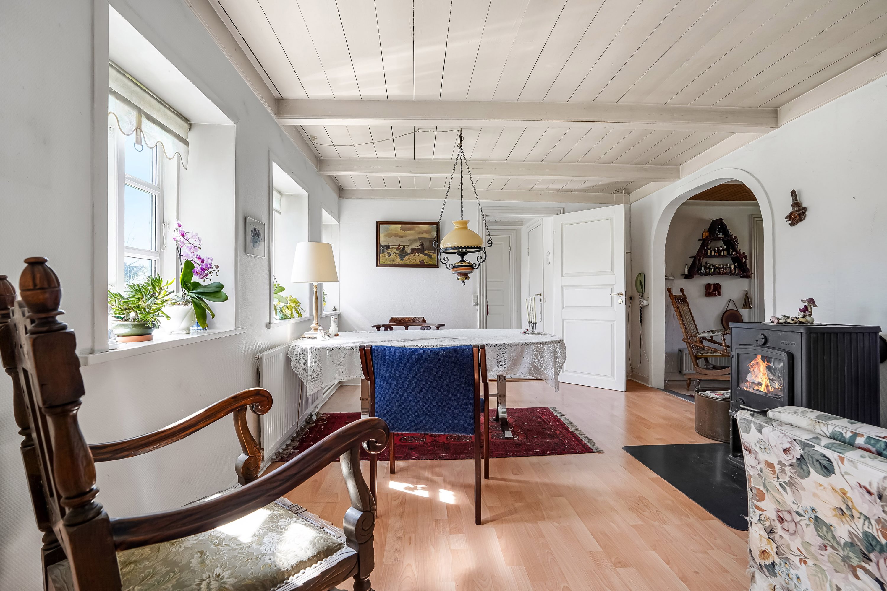 Fremhævet stue billede i fuldskærmstilstand. Billede af Præstebuen 12, Sdr Åby, 5592 Ejby