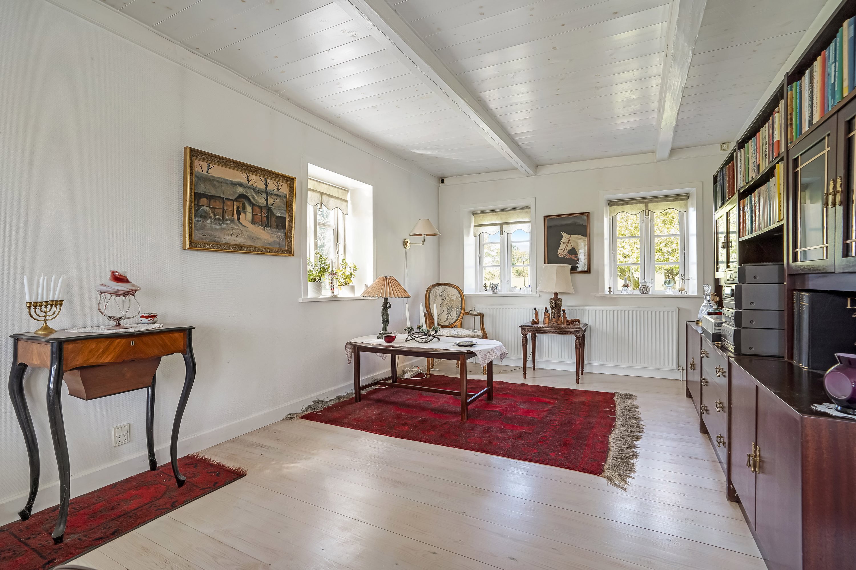 Fremhævet stue billede i fuldskærmstilstand. Billede af Præstebuen 12, Sdr Åby, 5592 Ejby